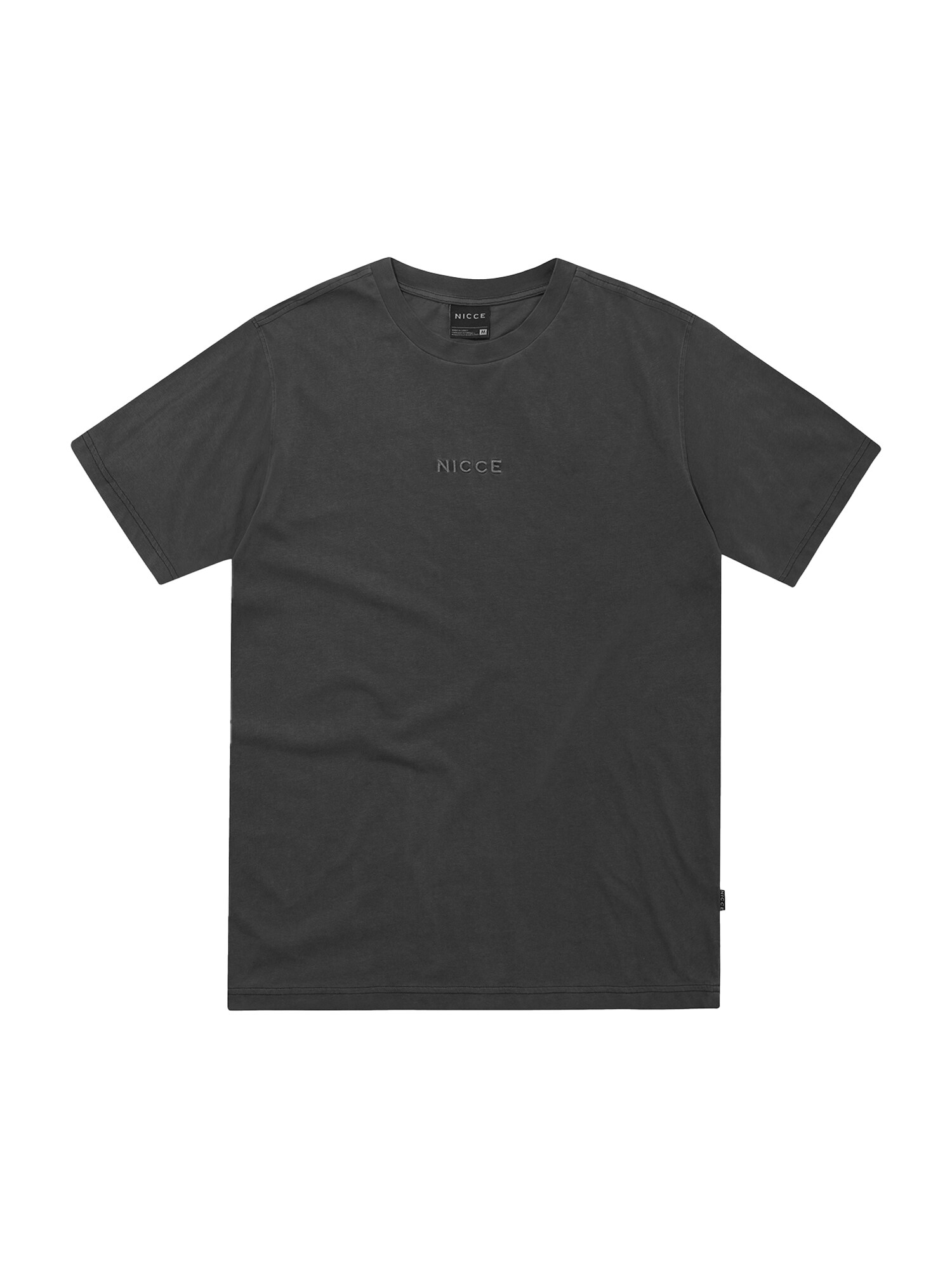 Nicce Marškinėliai 'MERCURY' pilka / juoda