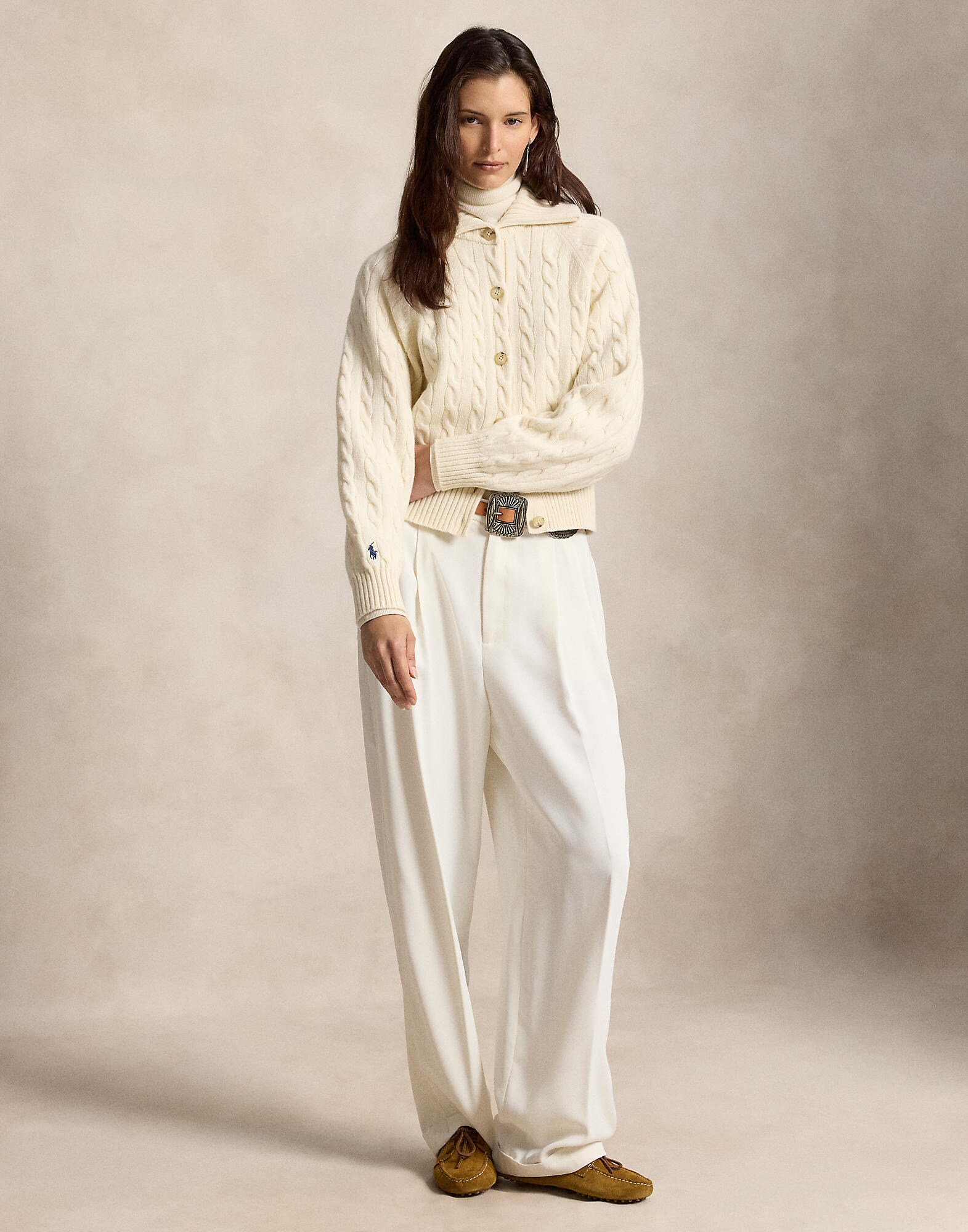 Polo Ralph Lauren Cárdigan blanco – imagen 4
