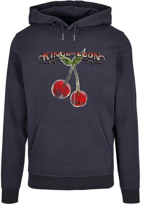 Merchcode Sweatshirt ‘Kings Of Leon – Cherries’ Marine / Groen / Rood / Wit