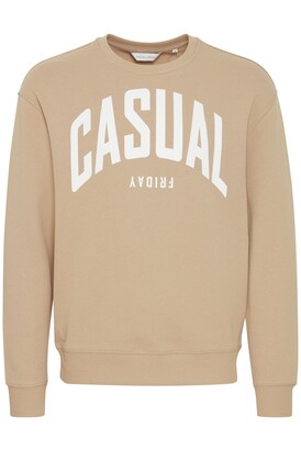 casual friday Sweatshirt ‘Sage’ Wit / Natuurwit