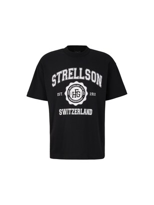 Strellson Shirt ‘Nadav’ Zwart / Wit