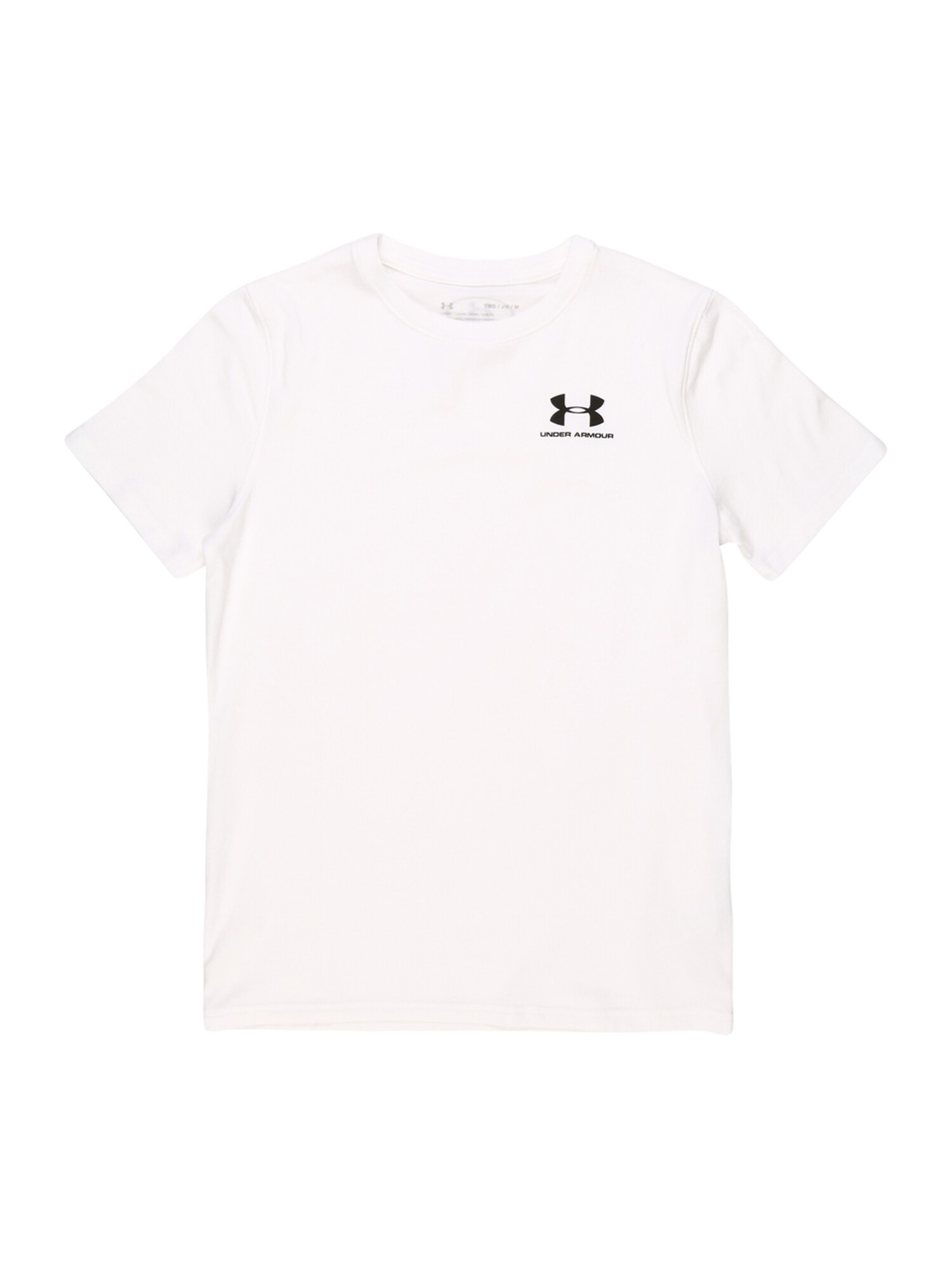 UNDER ARMOUR Sportiniai marškinėliai  balta / juoda