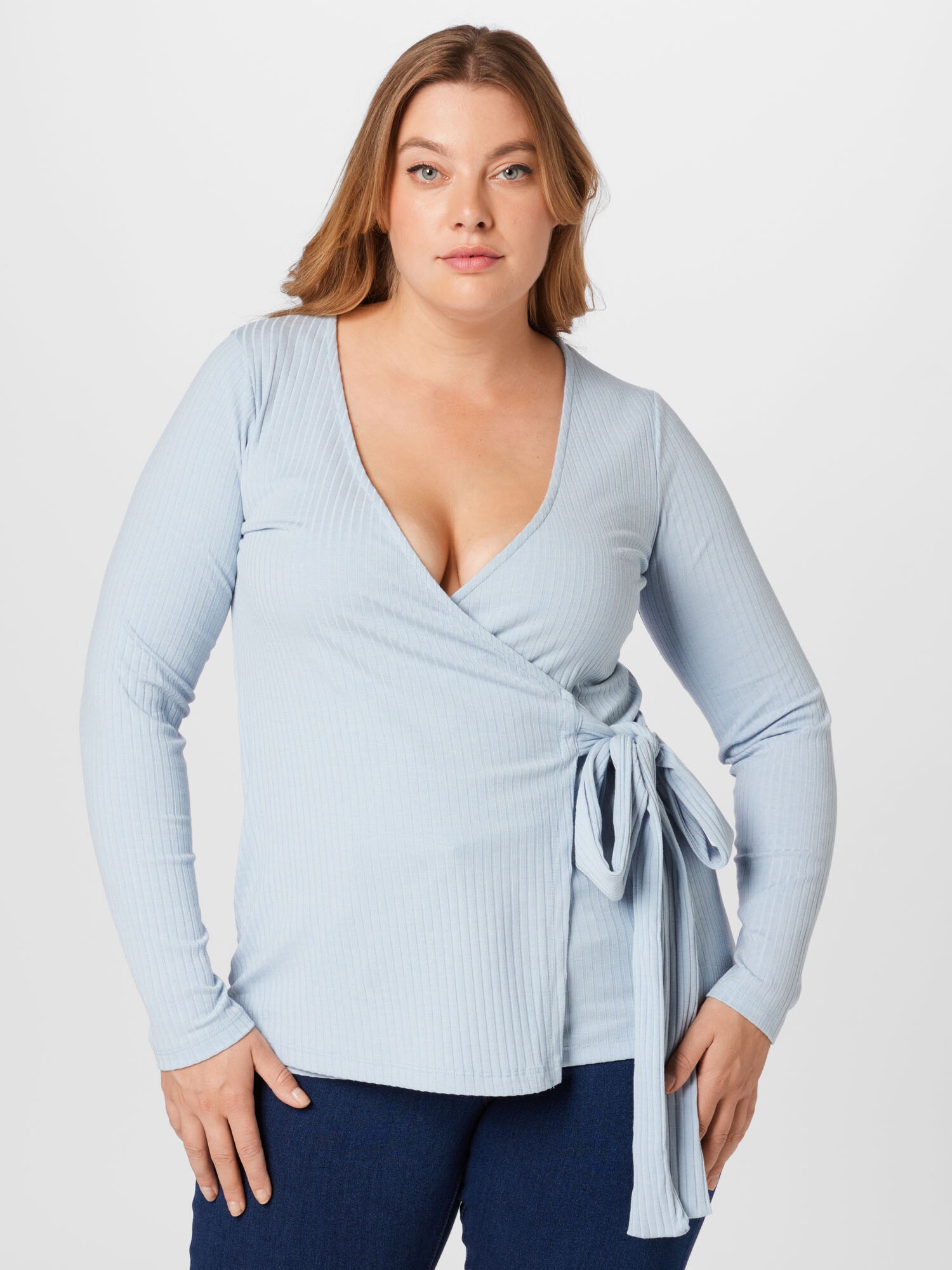 Dorothy Perkins Curve Póló  égkék termék 2. képe