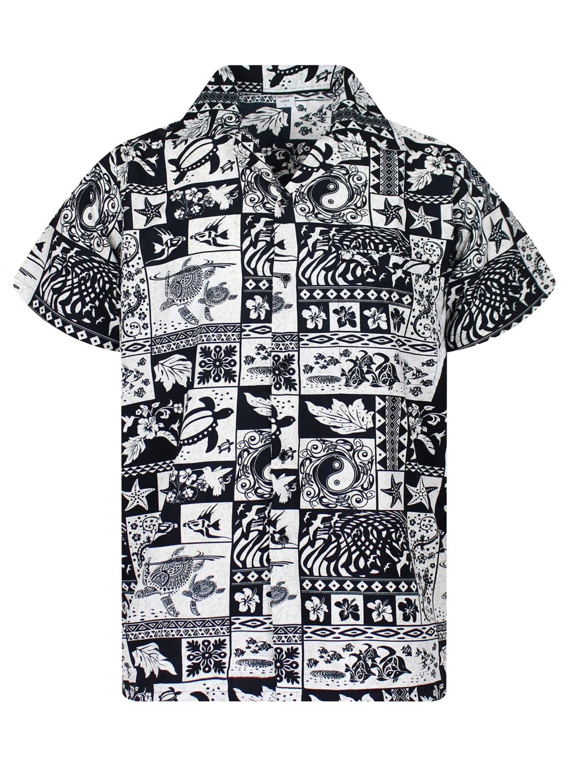 King Kameha T-shirt 'Puzzle' herr