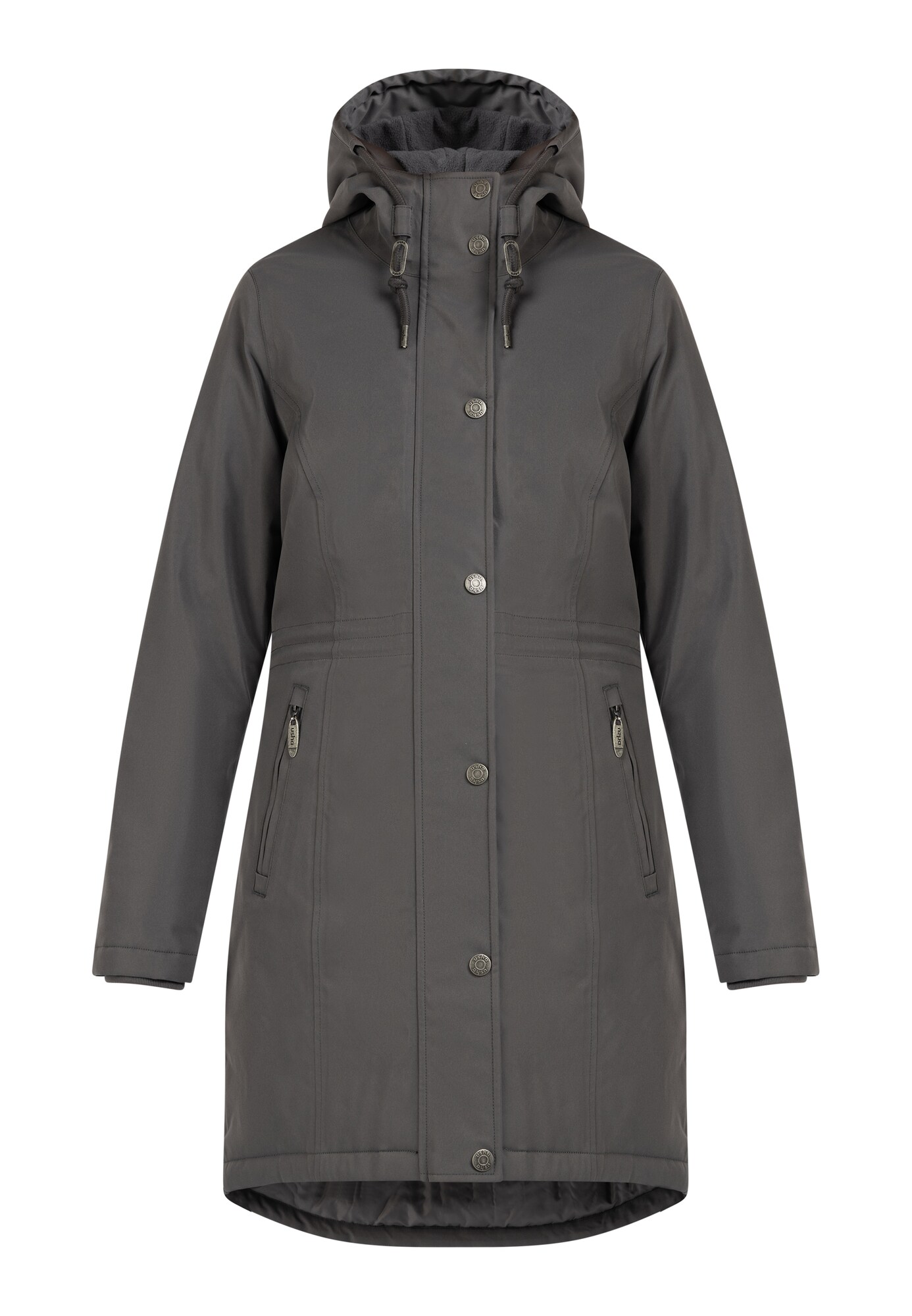 usha BLUE LABEL Zimná parka 'Fenia'  tmavosivá