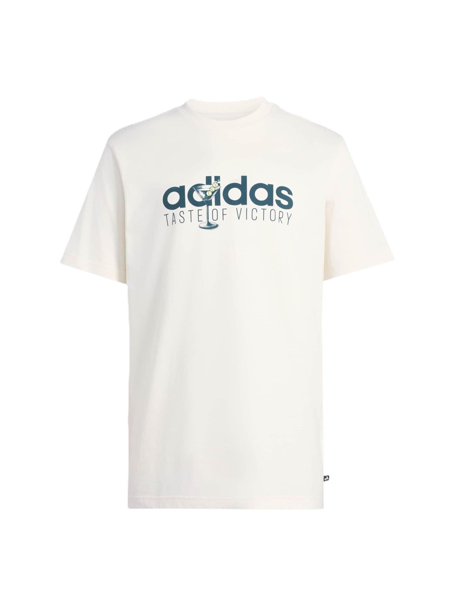 ADIDAS SPORTSWEAR Tricou funcțional verde smarald / alb lână
