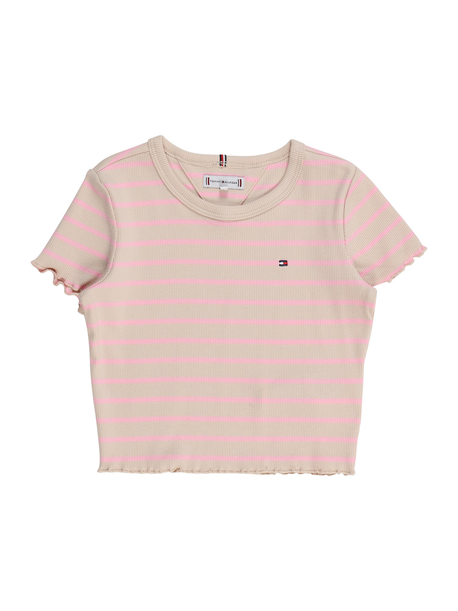 TOMMY HILFIGER Póló  rózsaszín / púder akciós termékkép 1