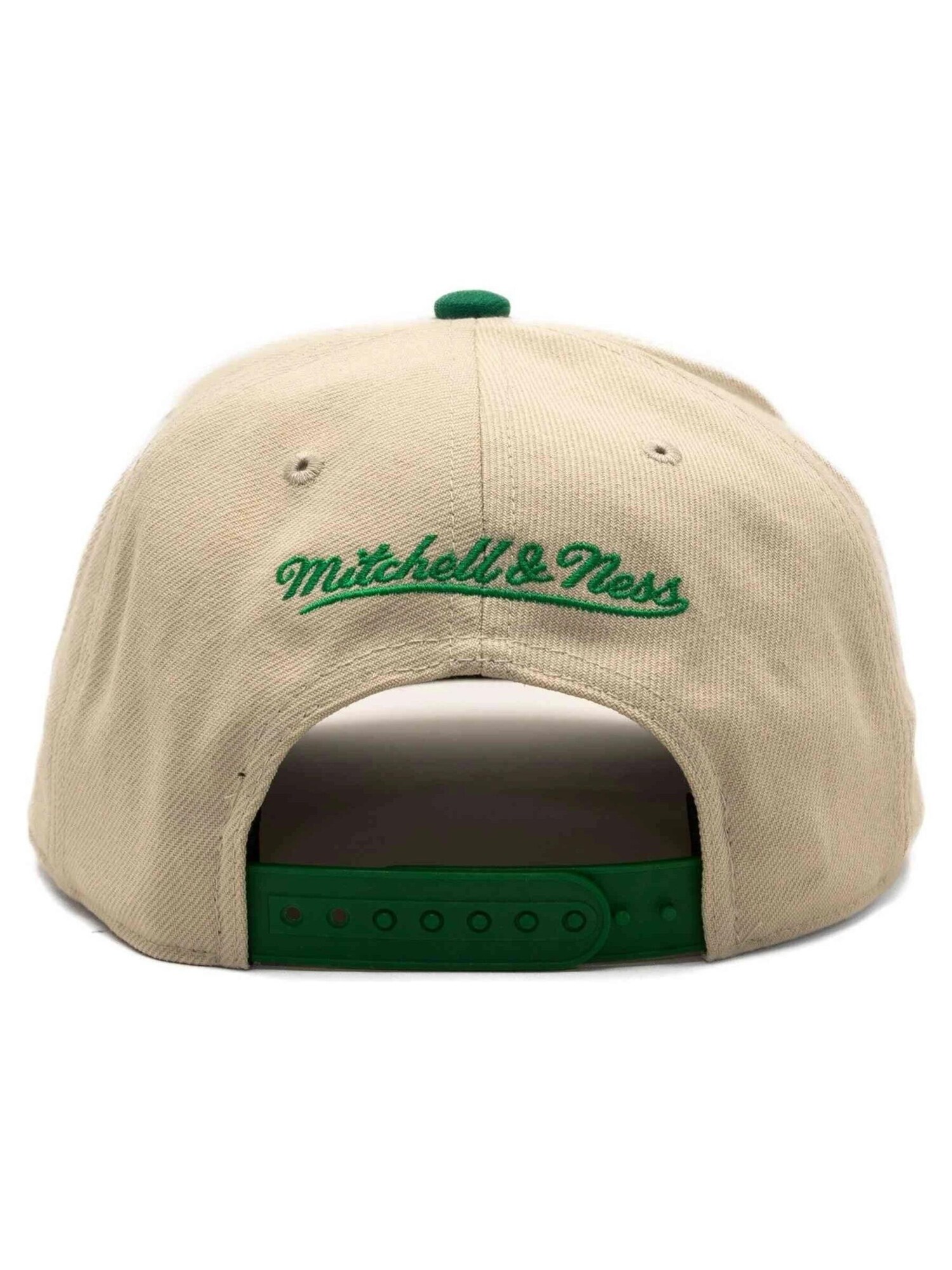 Mitchell & Ness Gorra 'Gorra mitchell & ness off white celtics tilted pro snapback'  ecru