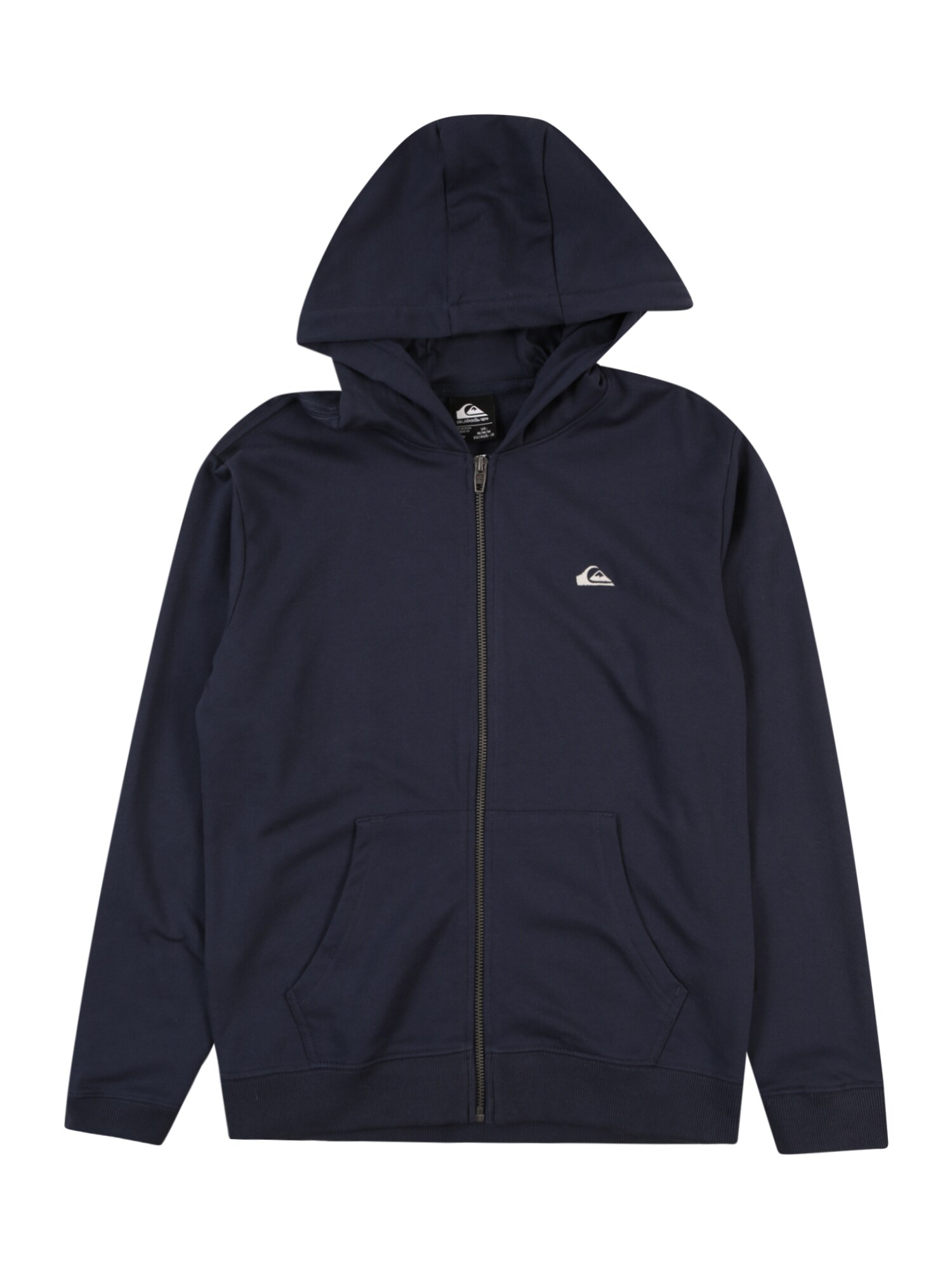 QUIKSILVER Bluză cu fermoar sport bleumarin