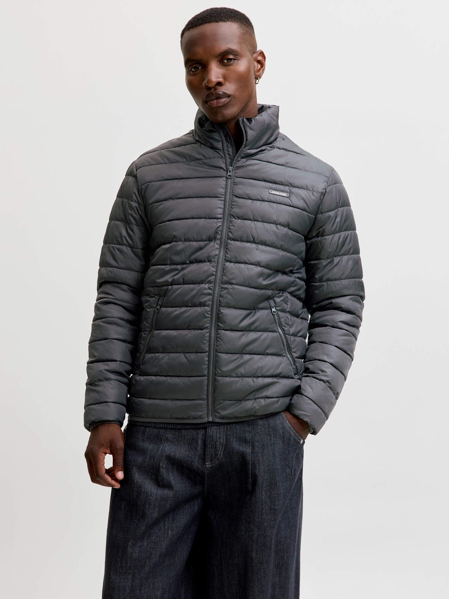 Jack & Jones Jack&Jones - Jjelvis Light Puffer Collar Heren Jas