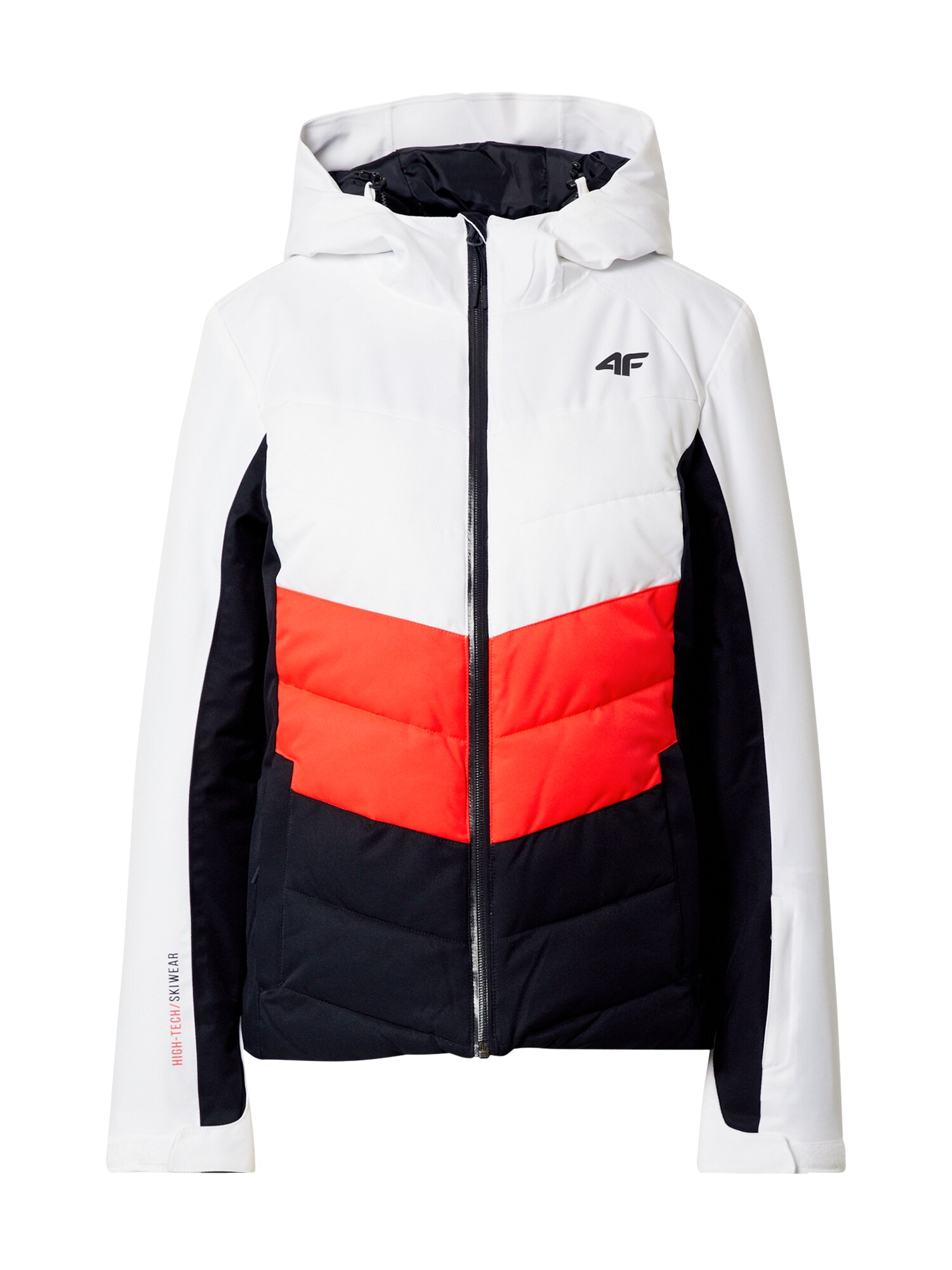 4F Sportinė striukė  balta / tamsiai mėlyna / oranžinė-raudona