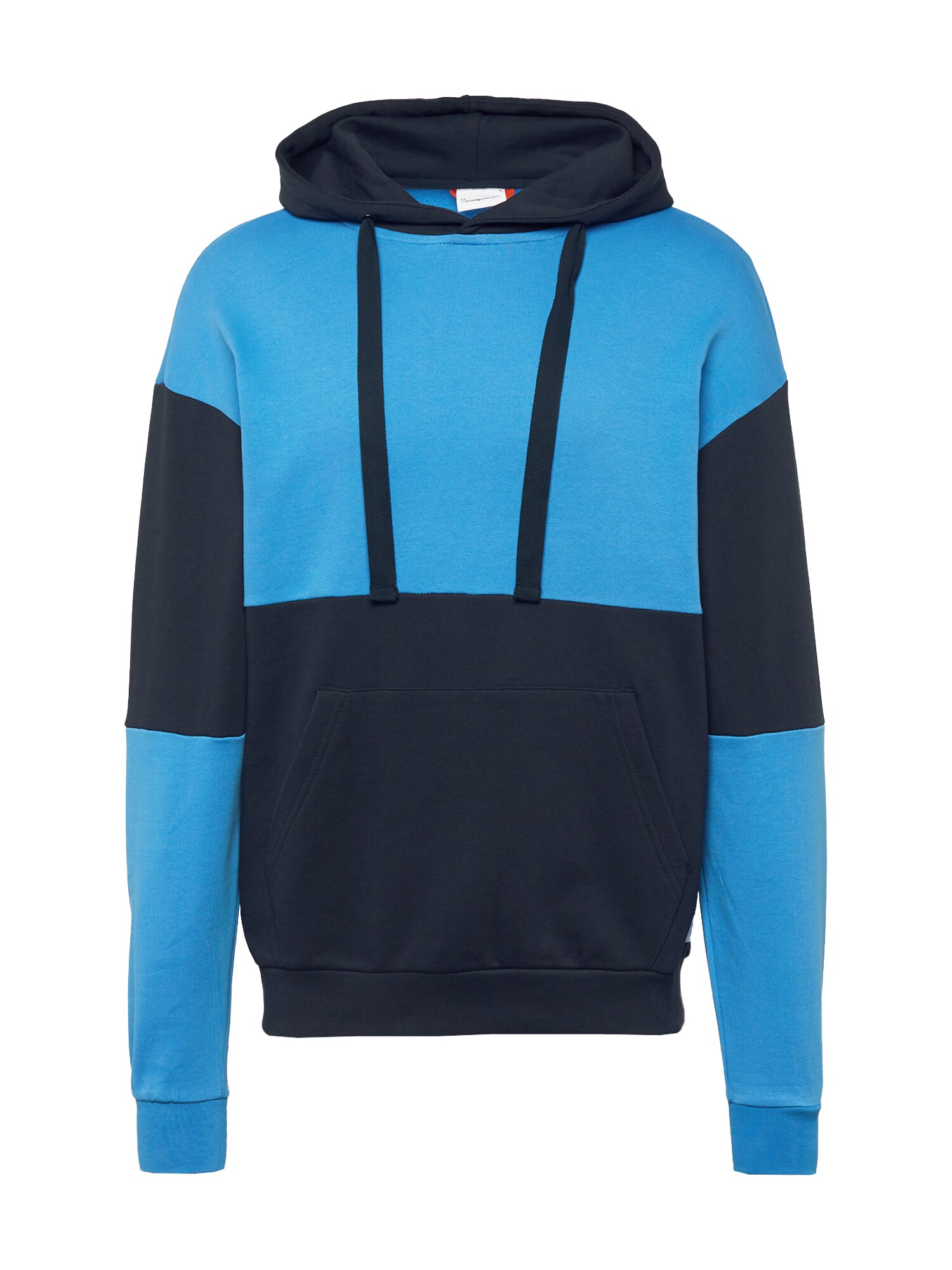KnowledgeCotton Apparel Суичър  морскосиньо / лазурно синьо