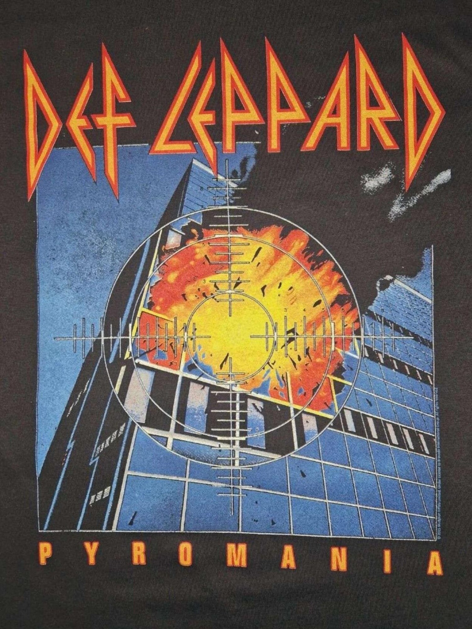Def Leppard Camiseta 'Def Leppard Pyromania   T-Shirt'  negro – imagen 3