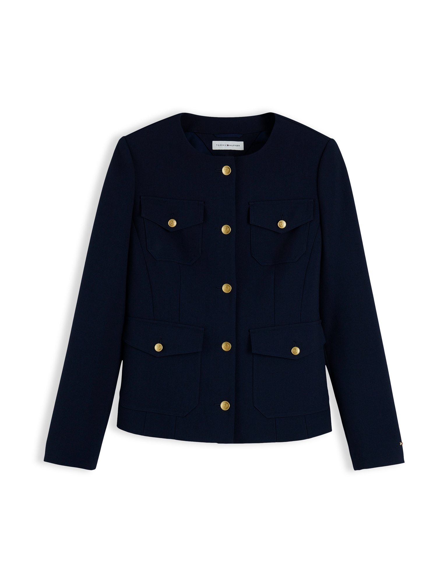 TOMMY HILFIGER Geacă de primăvară-toamnă albastru închis