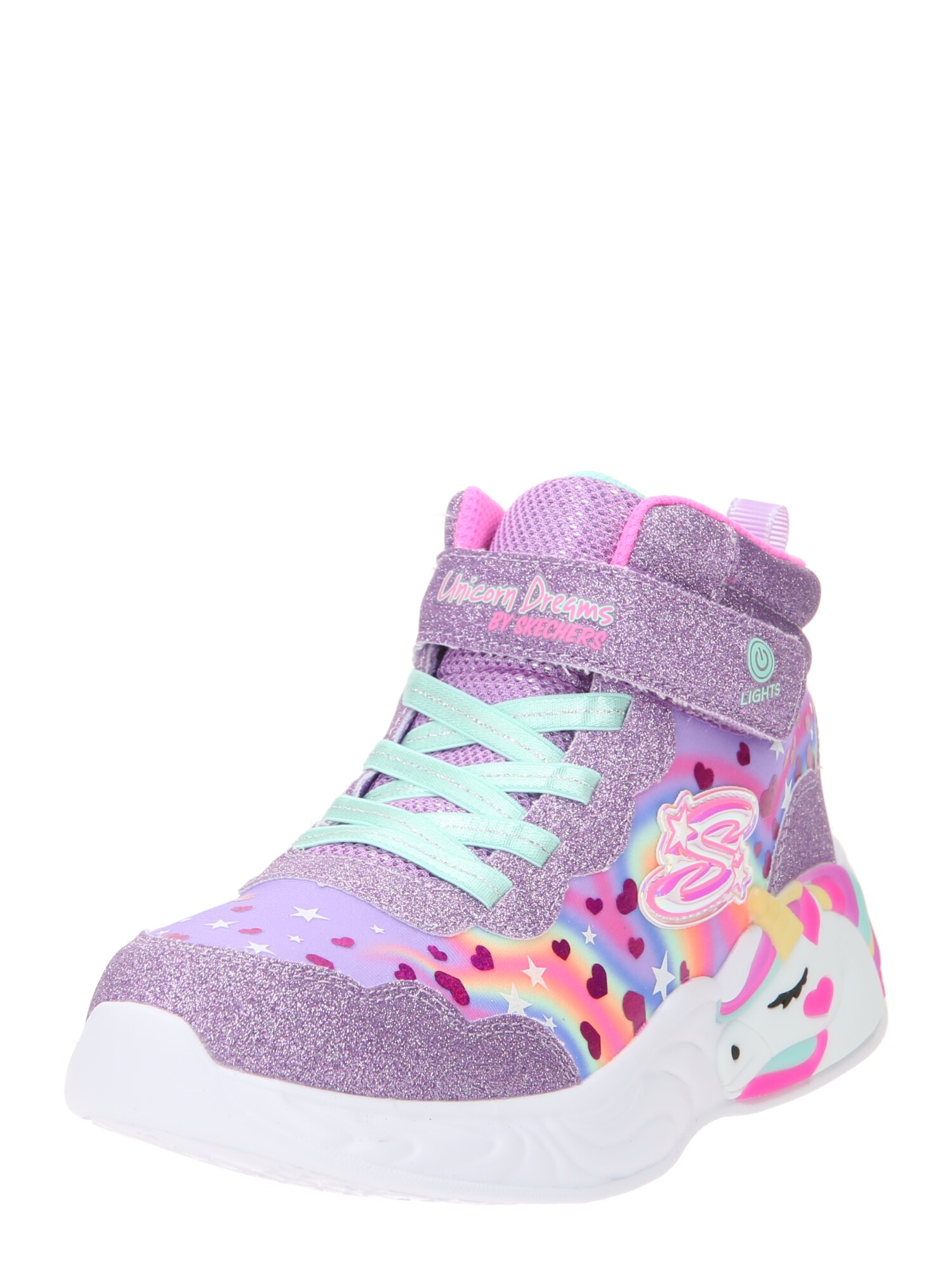 SKECHERS Tenisky 'Unicorn Dreams'  modrá / fialová / ružová / biela
