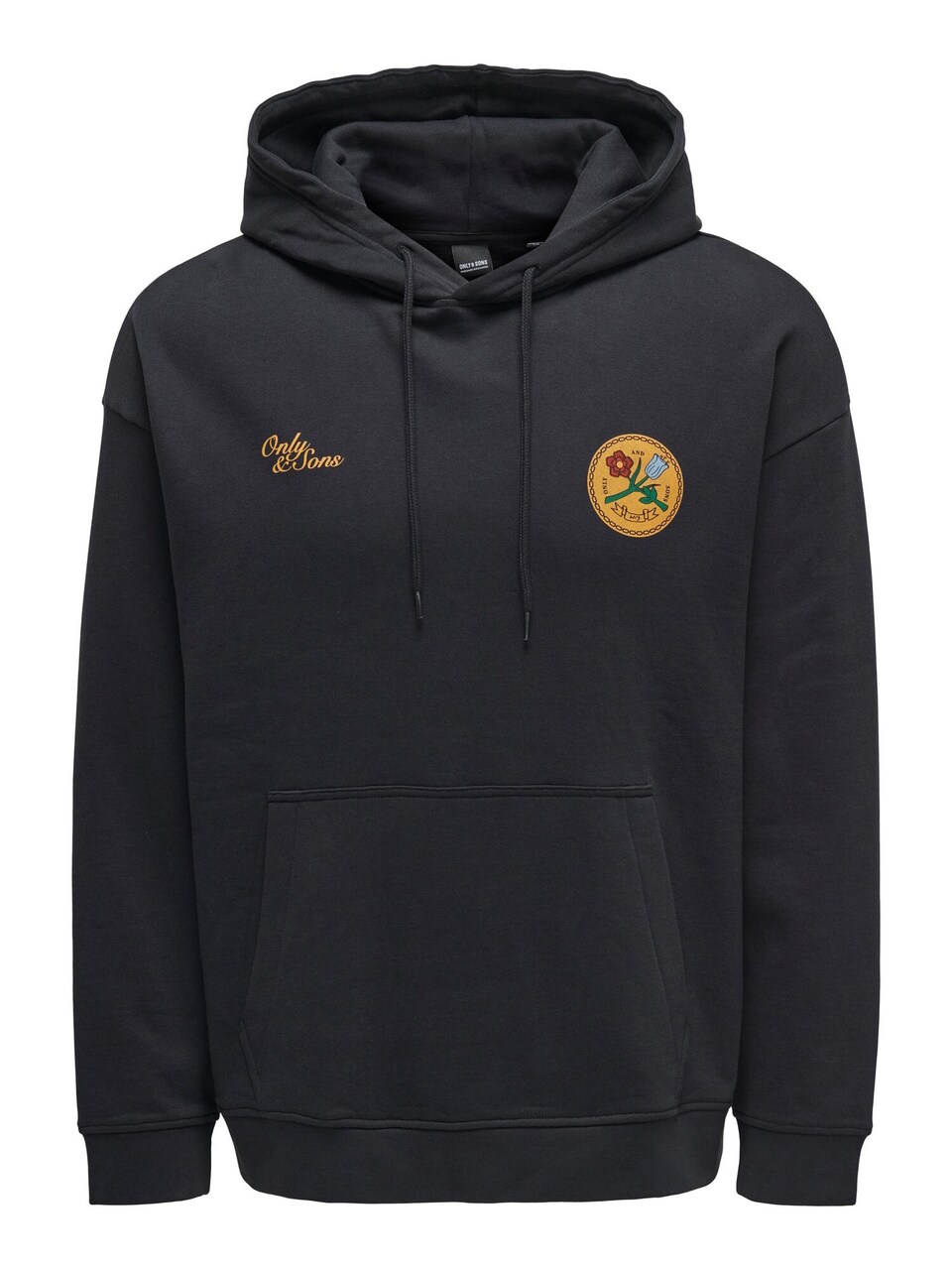 Sweatshirt 'Herritage' marinblå / saffran / grön