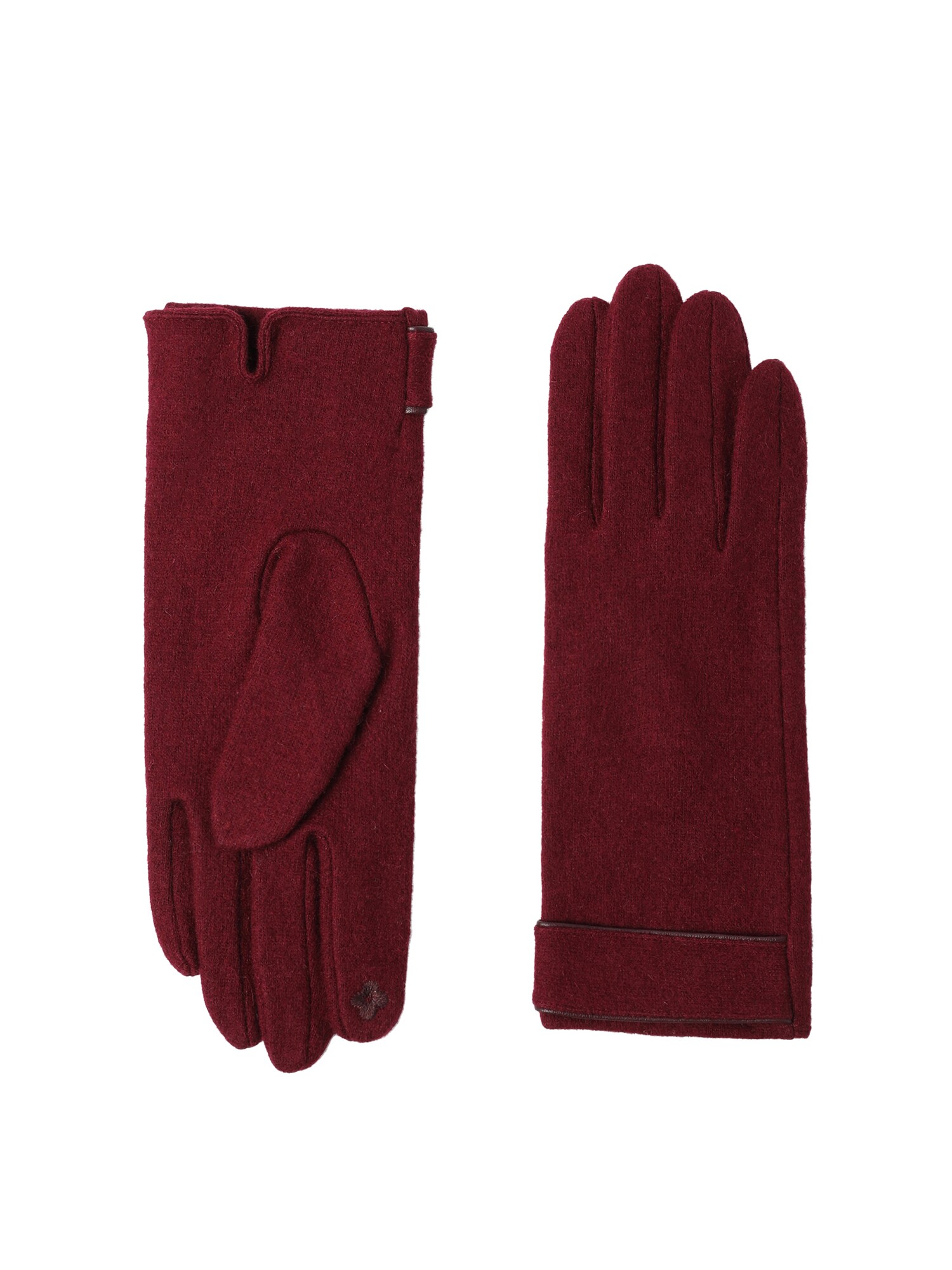 TATUUM Mănuşi cu degete Lenis  roşu închis