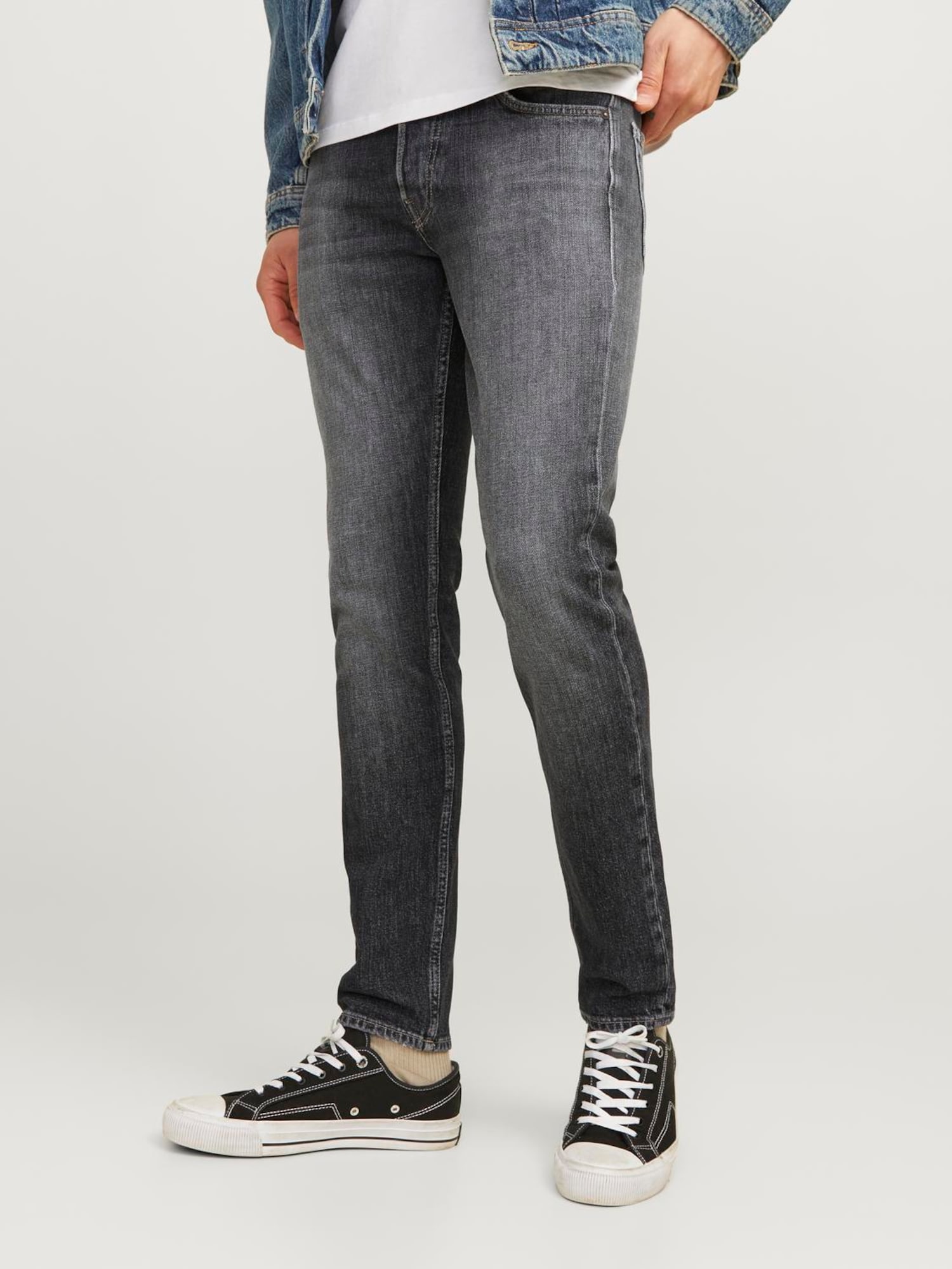 JACK & JONES Džínsy 'JJGLENN COOPER' čierny denim (obrázok 5)