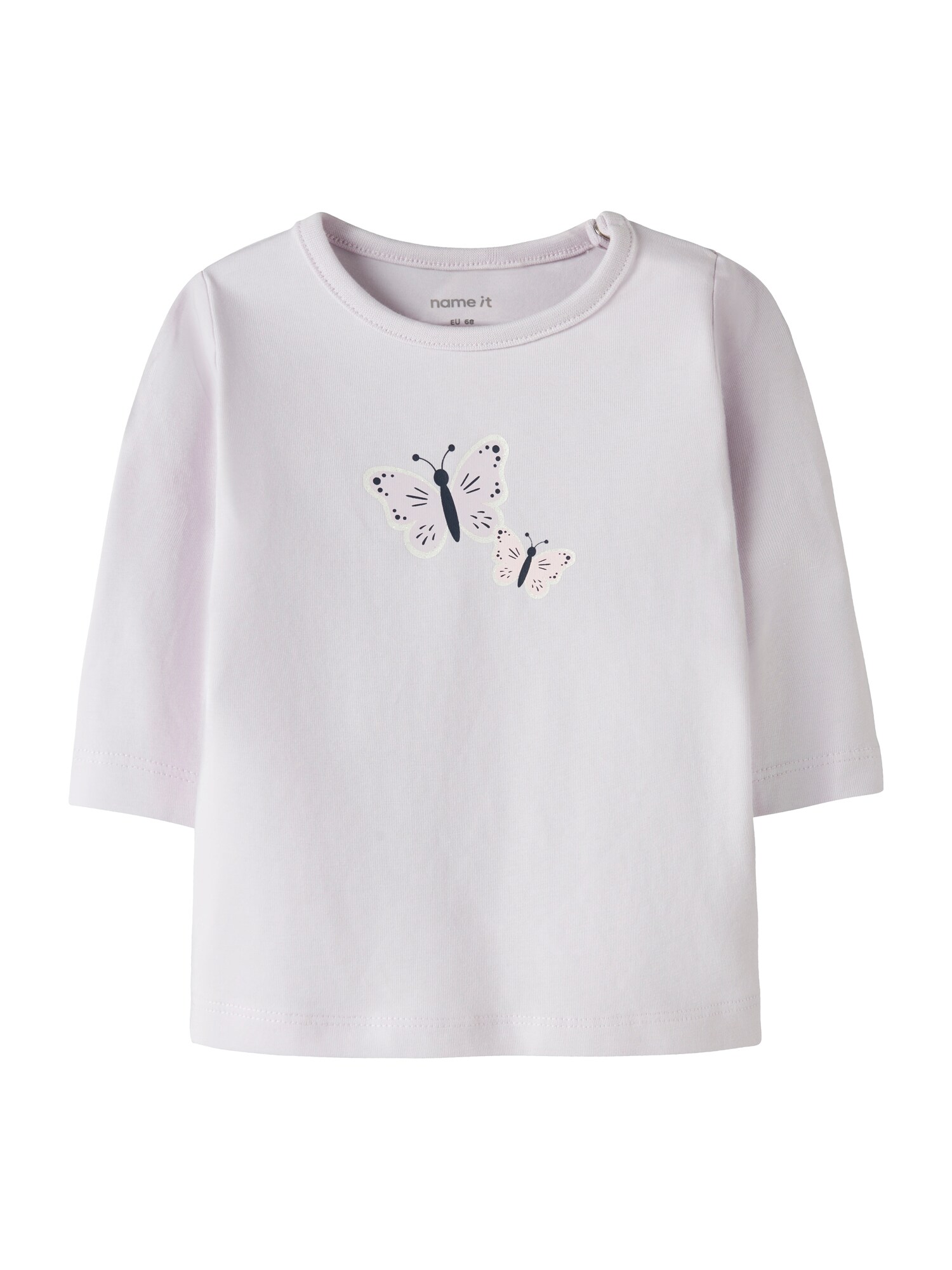 NAME IT Tricou NBFVUBIE  maro cămilă / mov lavandă / negru