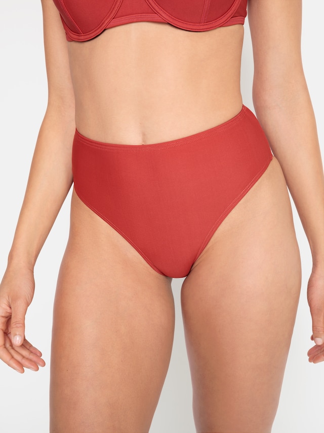 LSCN by LASCANA, Bikini nadrágok 'Gina', piros, 2 kép a 5 közül