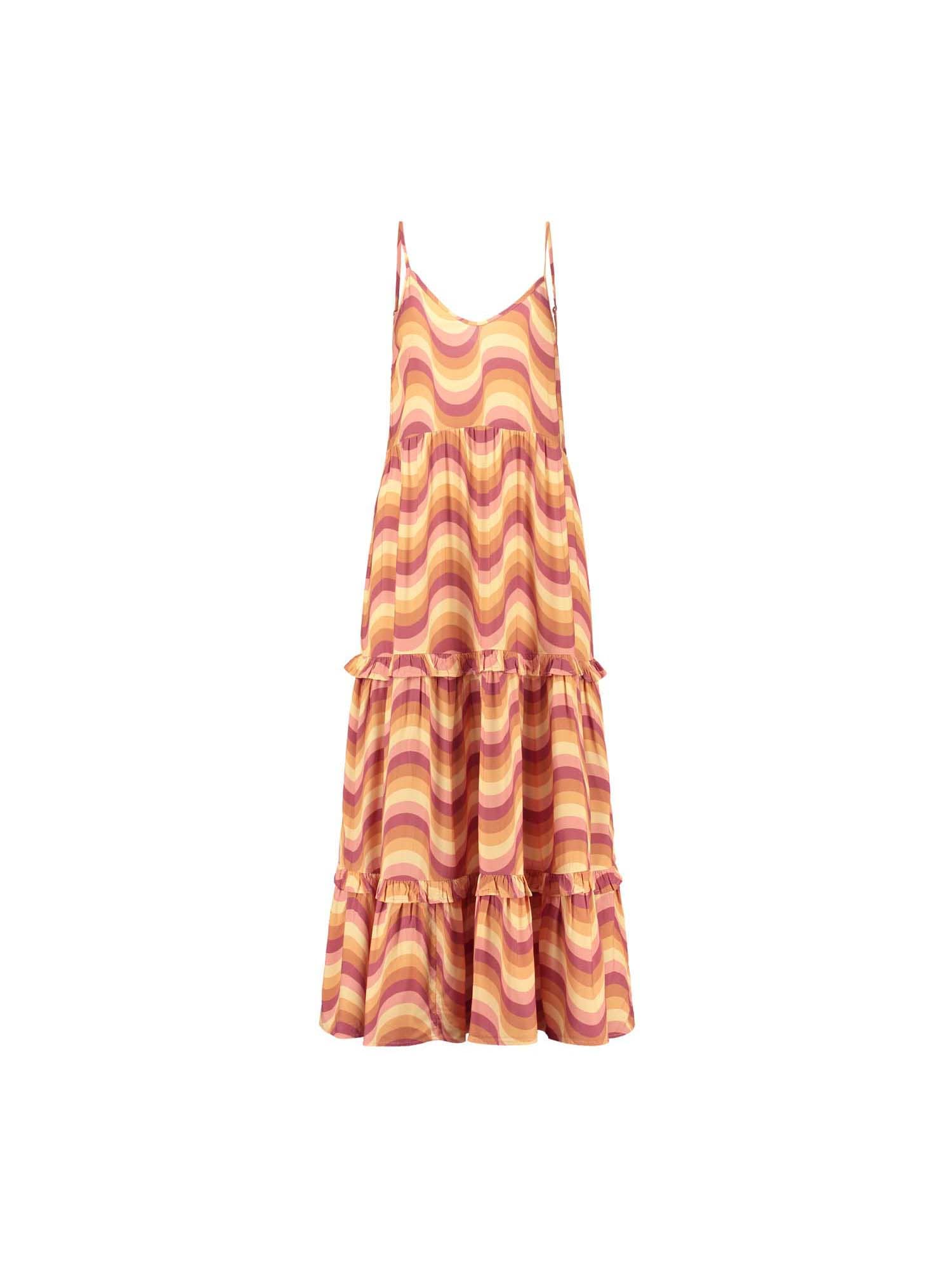 Shiwi Rochie de vară Sicily  bej / maro ruginiu / ocru / roz deschis