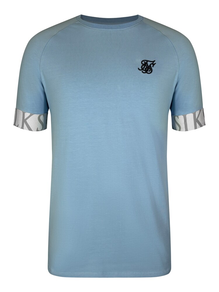 SikSilk Shirt Herren Größe M blau / grau