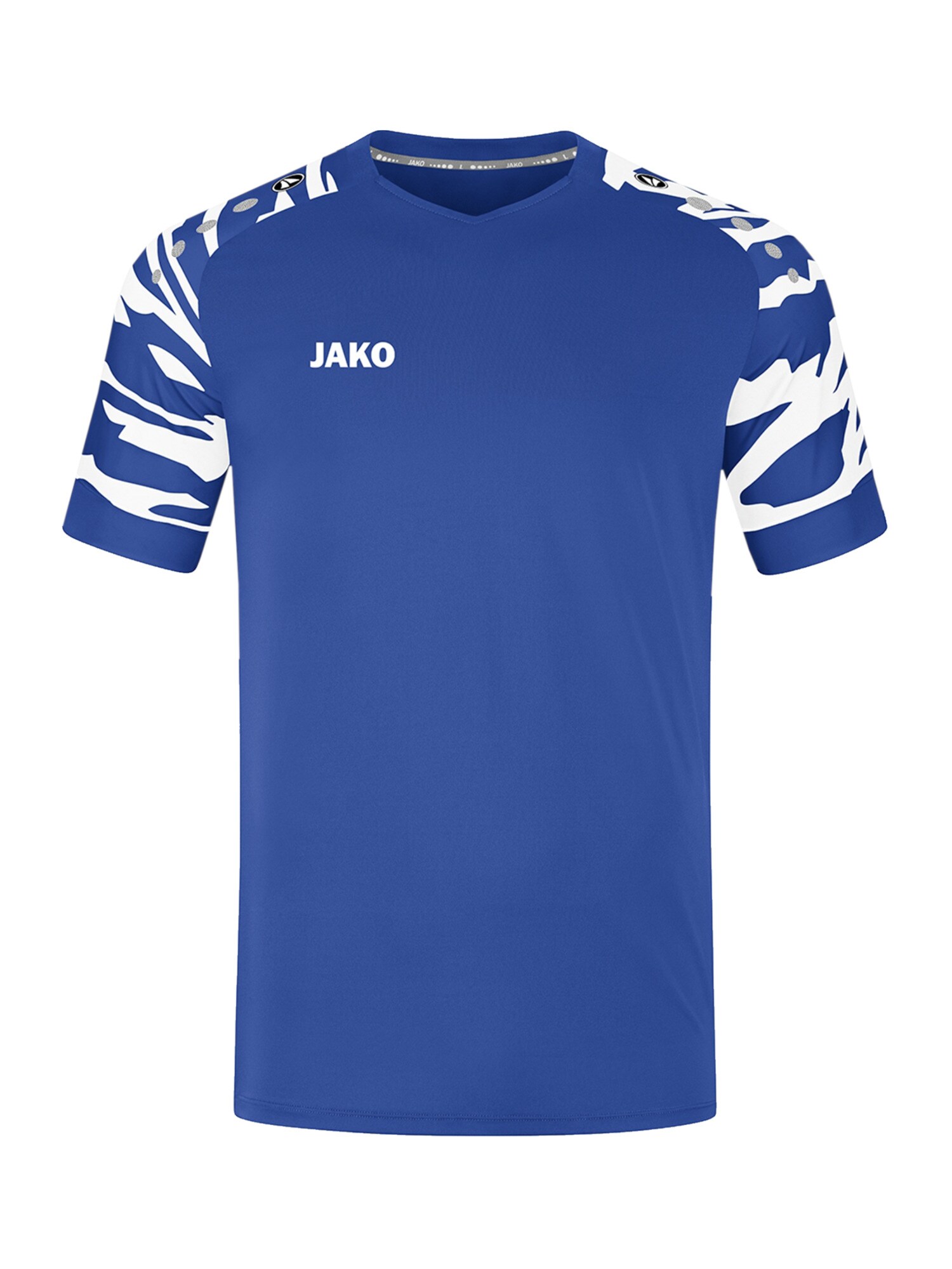 JAKO Tricou funcțional  albastru / alb