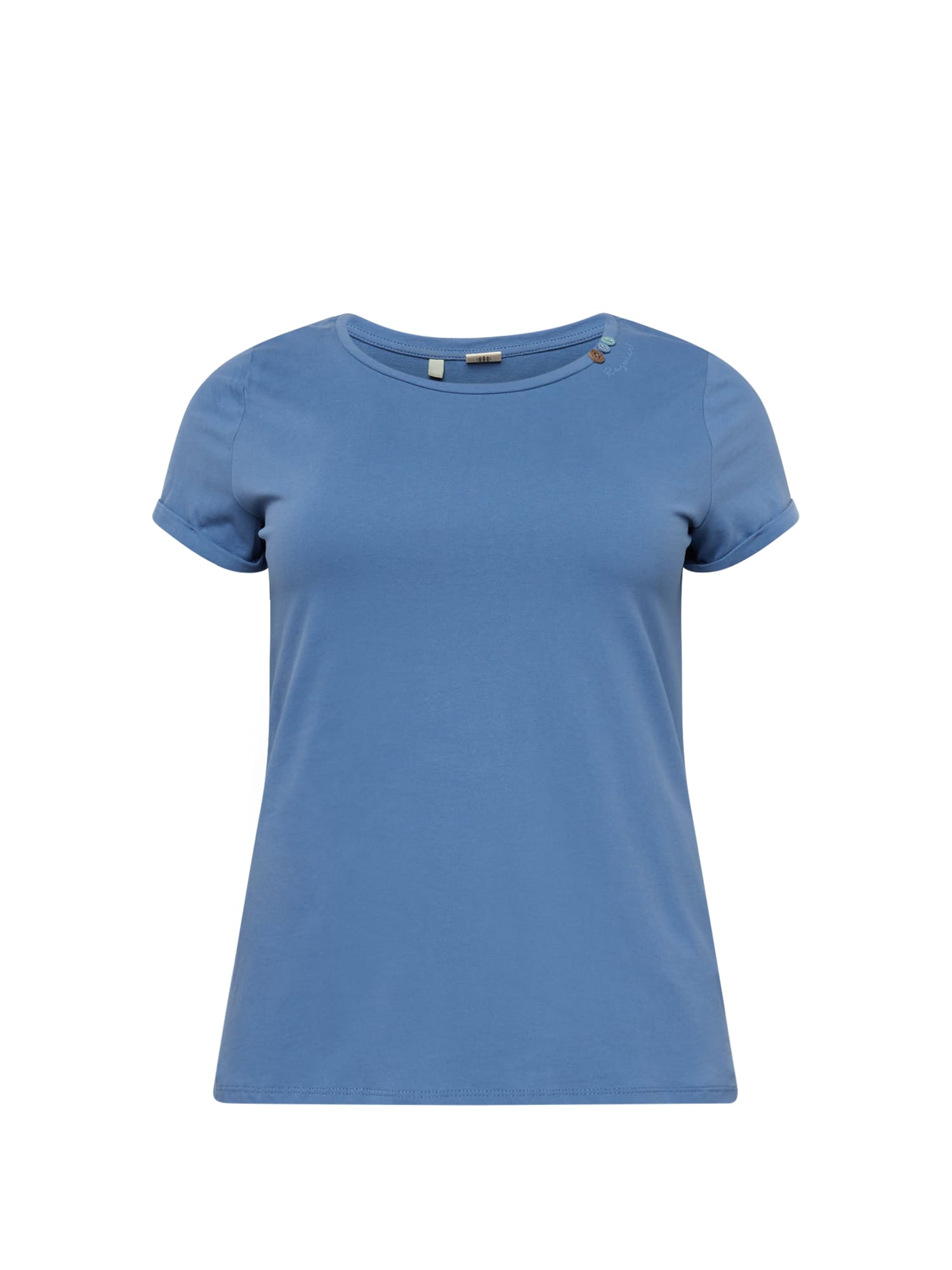 Ragwear Plus Marškinėliai 'FLORAH' mėlyna dūmų spalva
