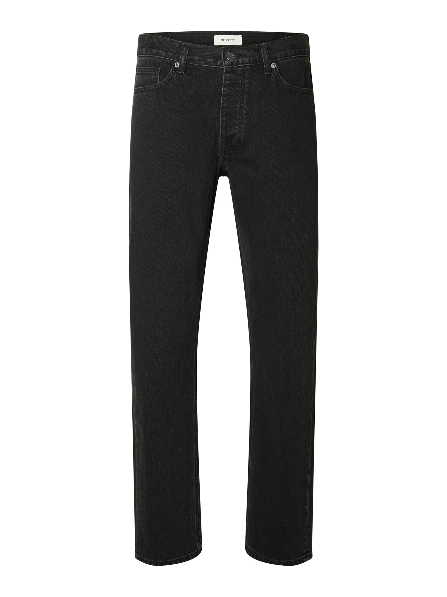 SELECTED Džínsy 'SLH190-BEN KORI'  čierny denim