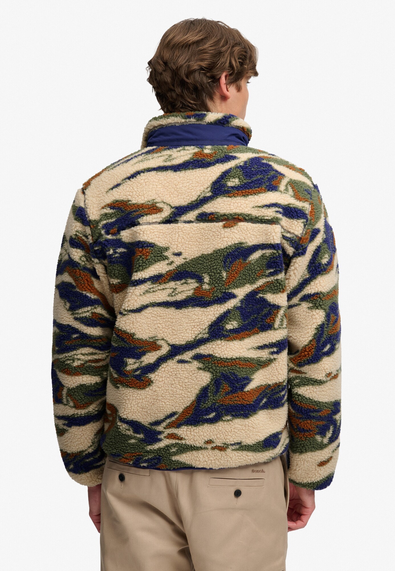 Superdry & Co Chaqueta polar 'TERRAIN'  beige / marino / marrón rojizo / oliva – imagen 4