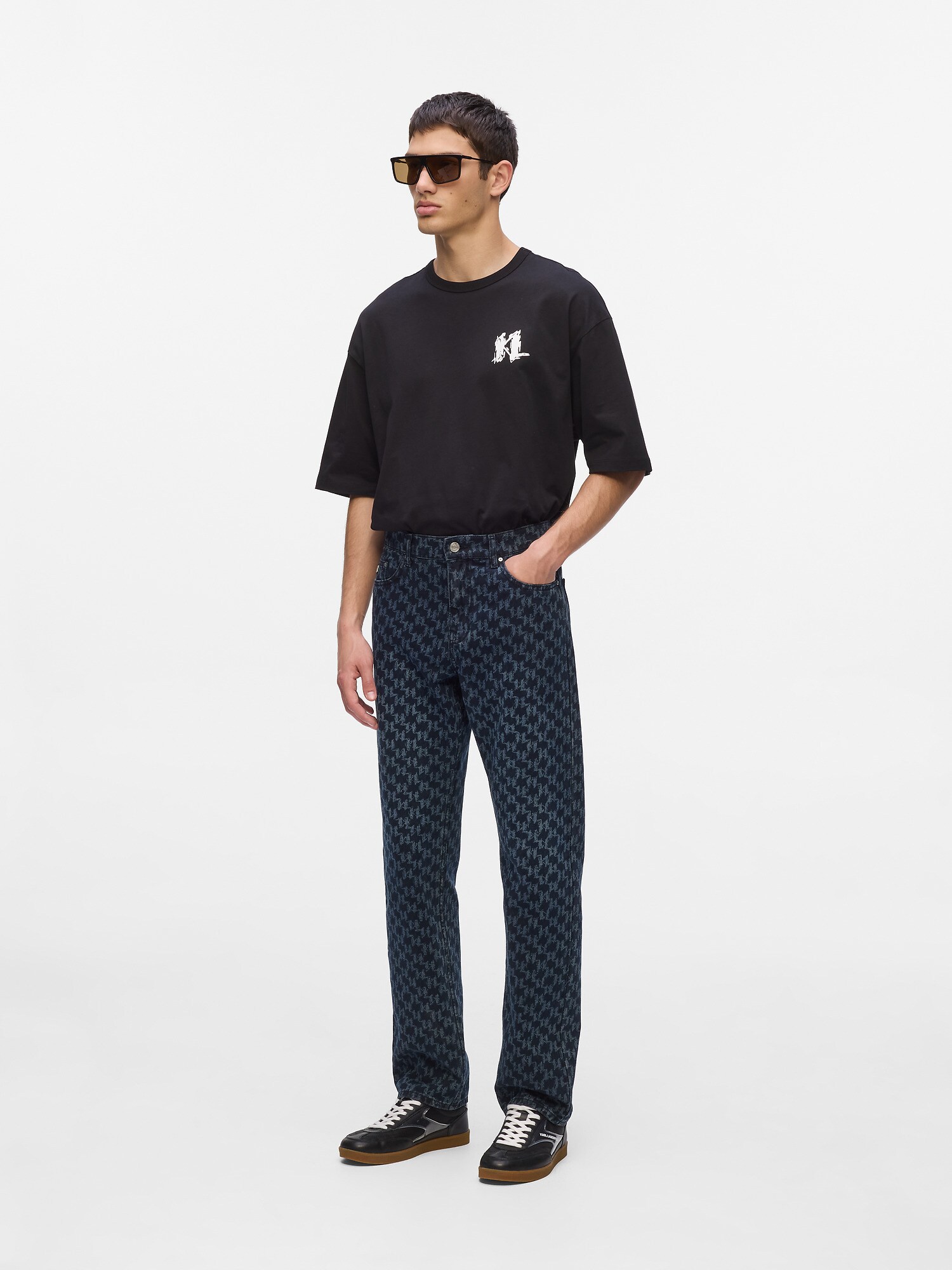 Karl Lagerfeld Džínsy modrá denim / tmavomodrá (obrázok 4)