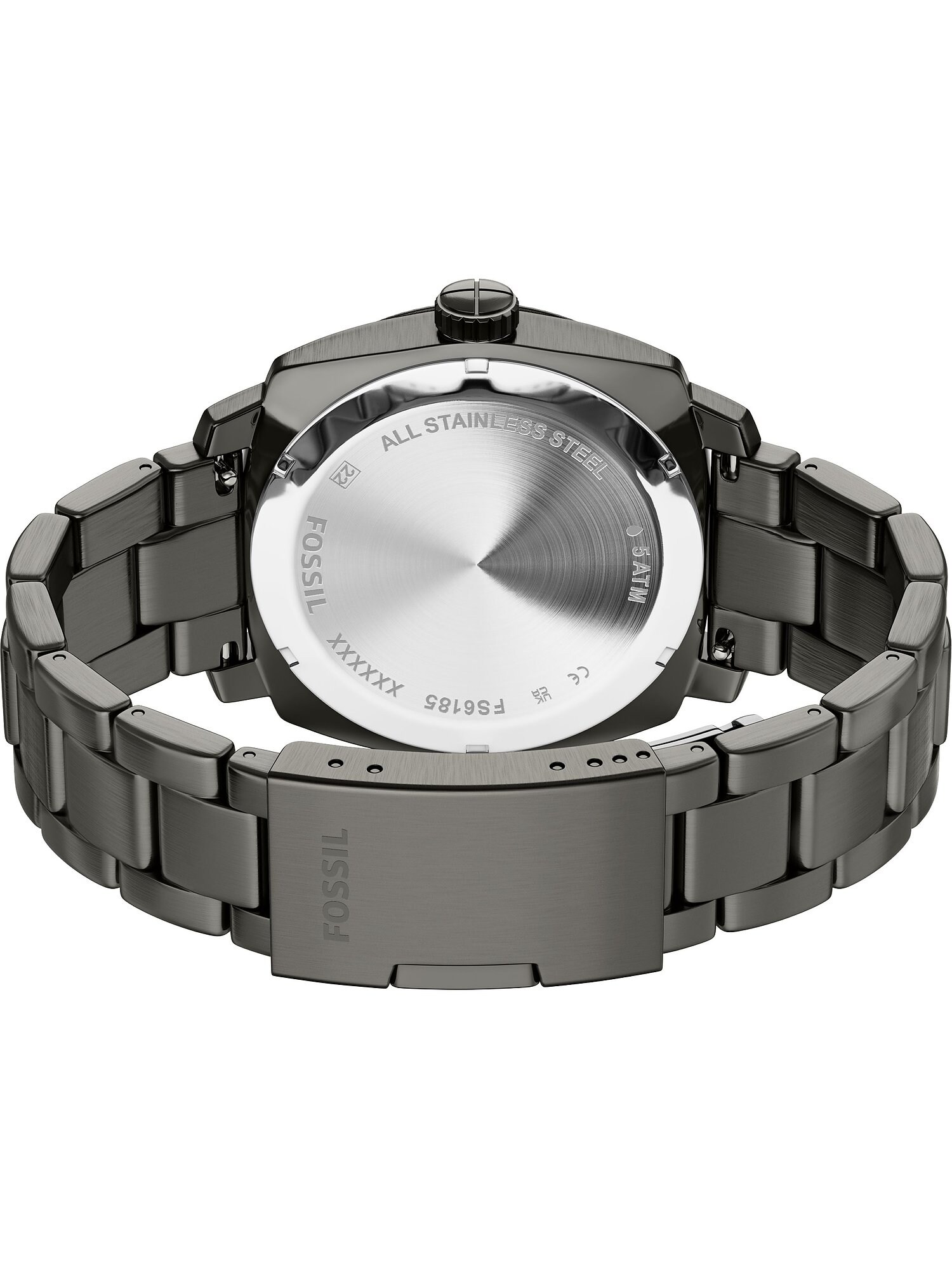 FOSSIL Reloj analógico 'Machine'  grafito / negro