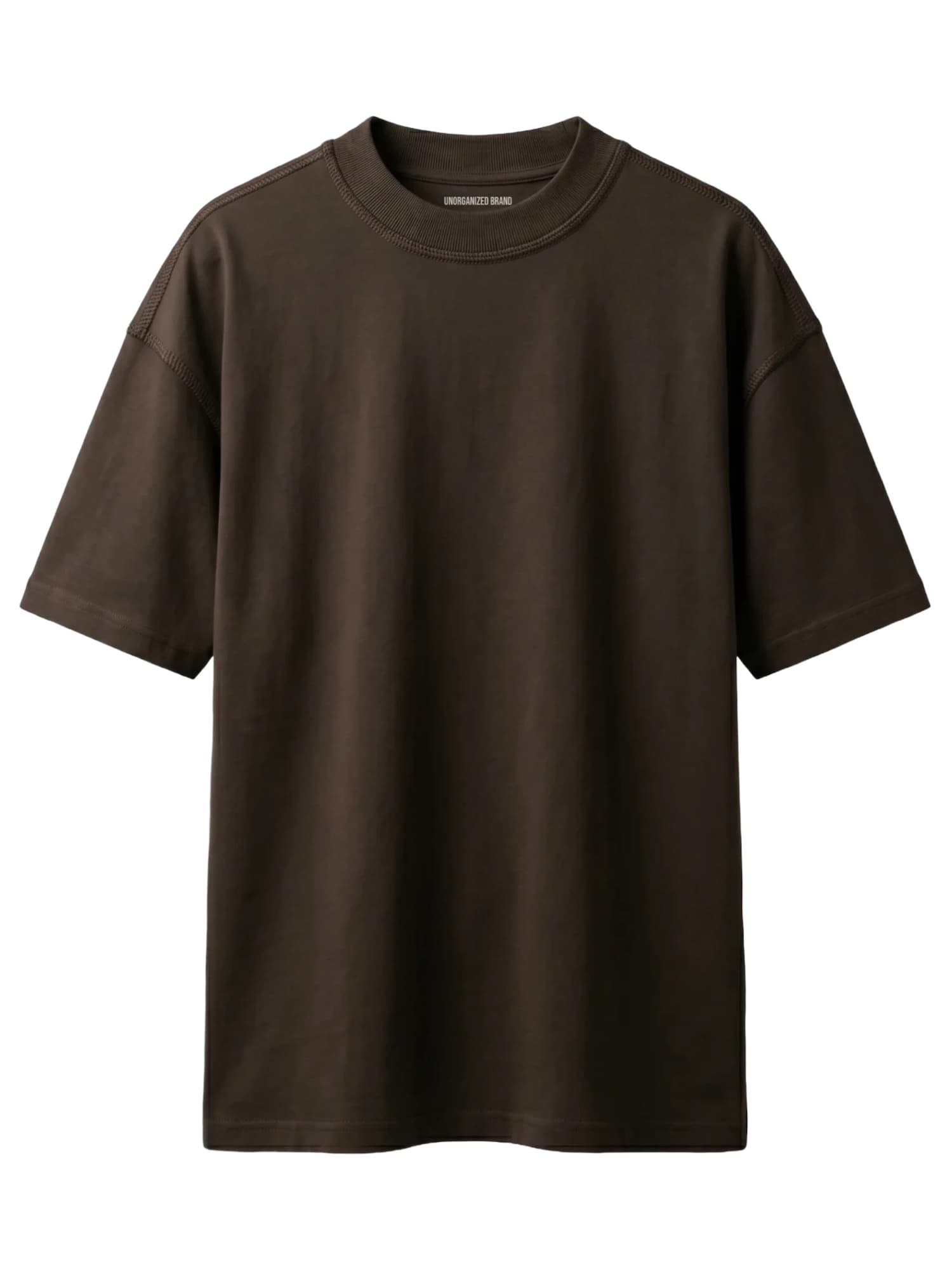 UNORGANIZED BRAND Camiseta 'SCHWERES COMFORT T15' marrón oscuro
