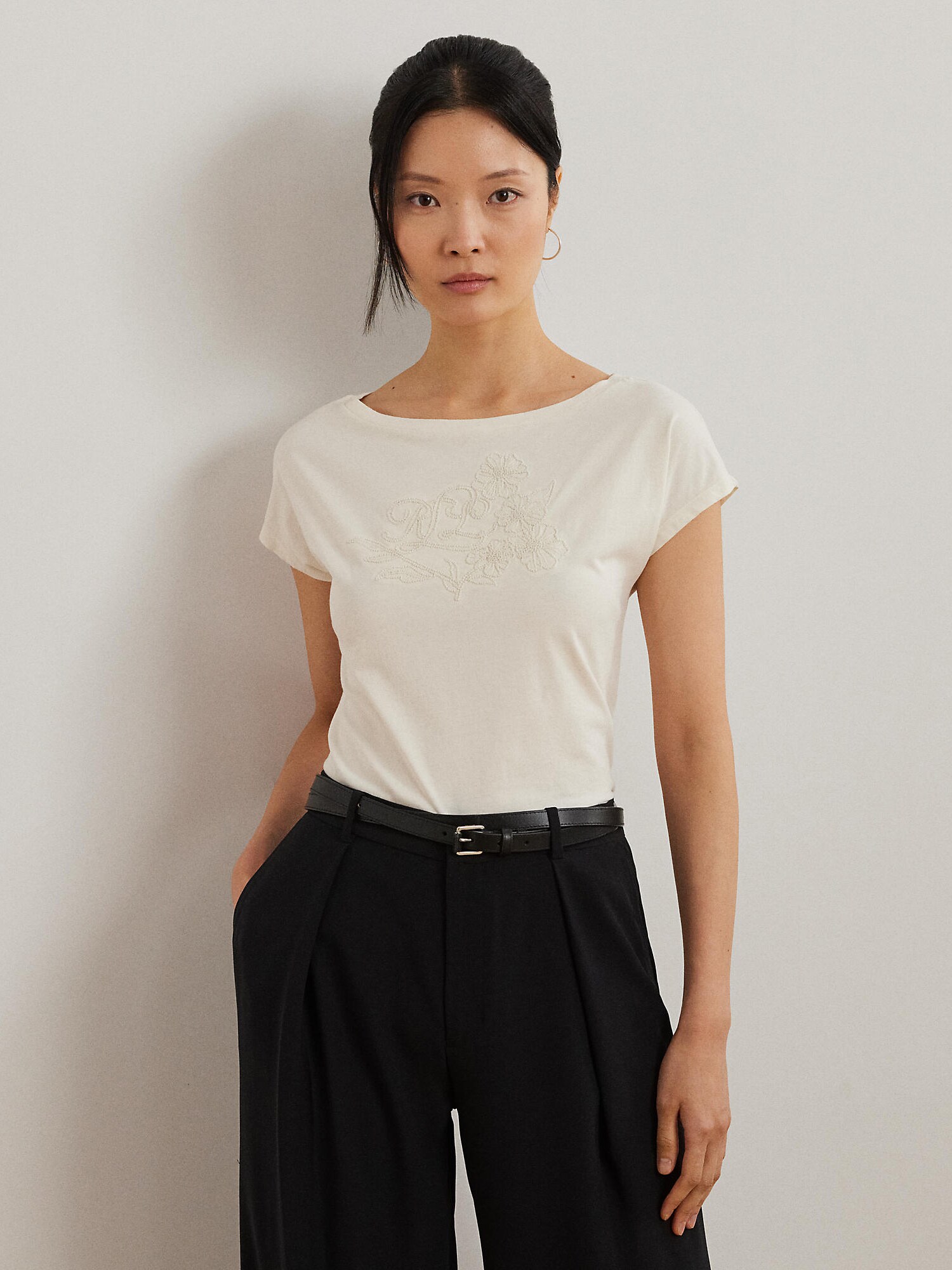 Lauren Ralph Lauren Póló  krém termék 2. képe