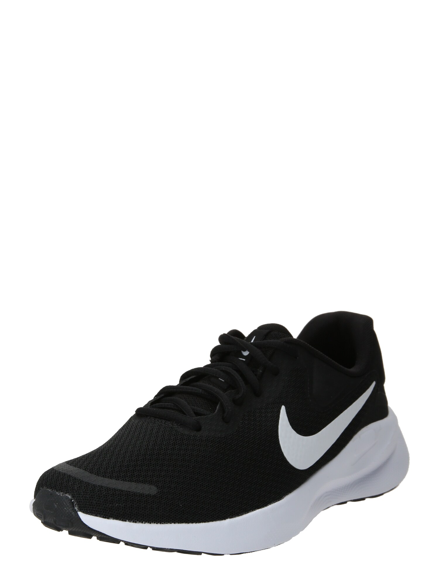 NIKE Sneaker de alergat 'Revolution 7'  negru / alb