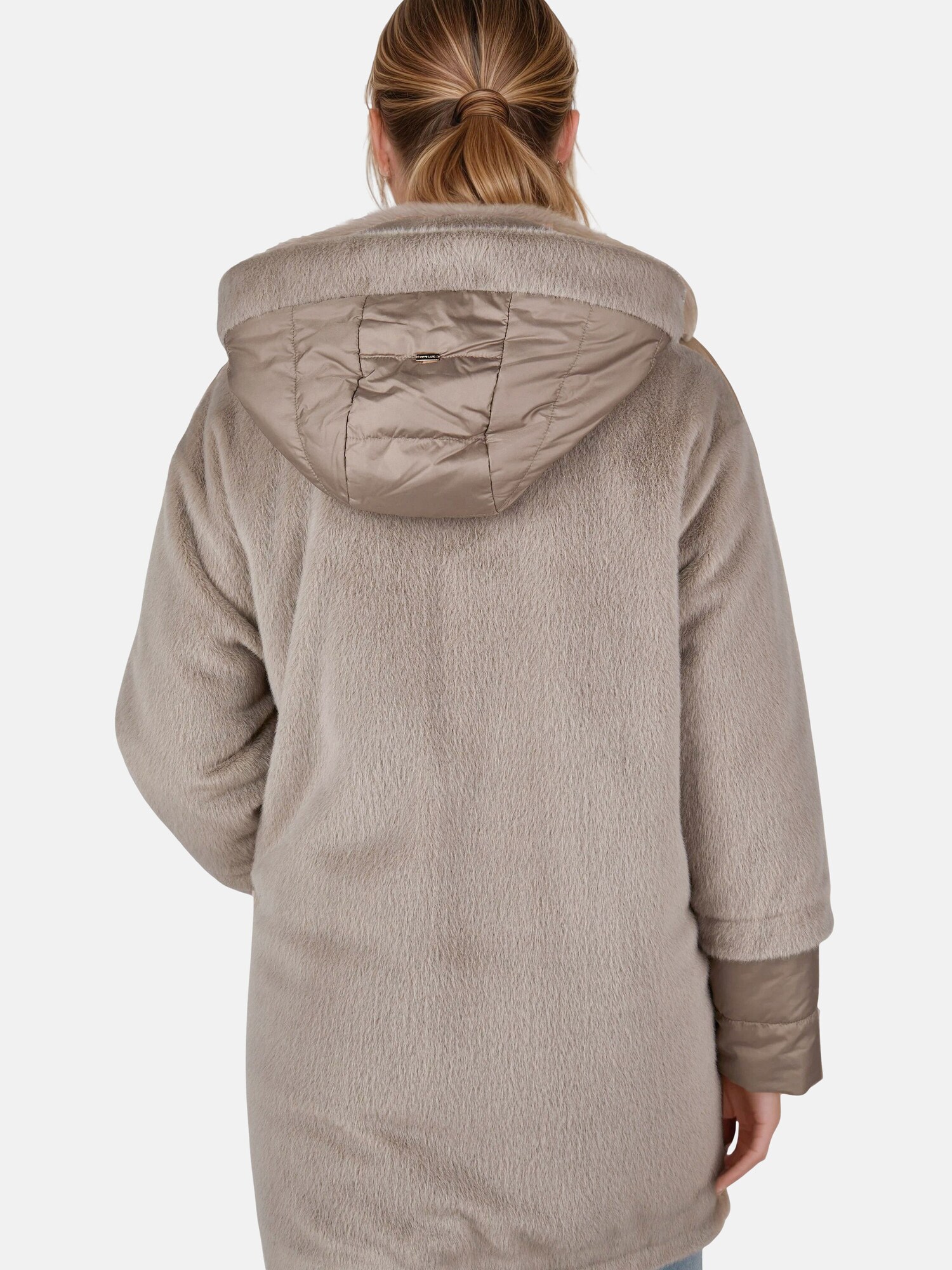 Thumbnail - White Label Longjacke mit Reißverschluß und Kapuze