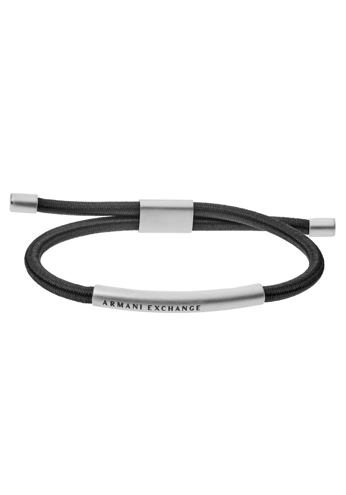 ARMANI EXCHANGE Armband Herren Größe One Size schwarz / silber