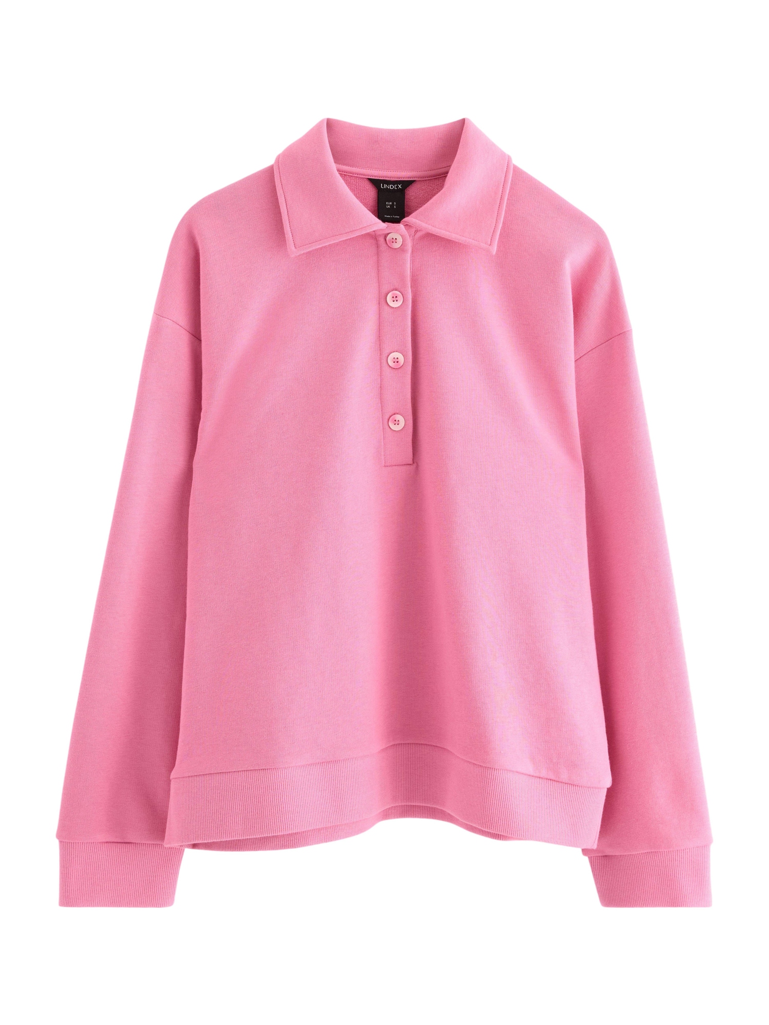 Lindex Bluză de molton Kelly  roz deschis