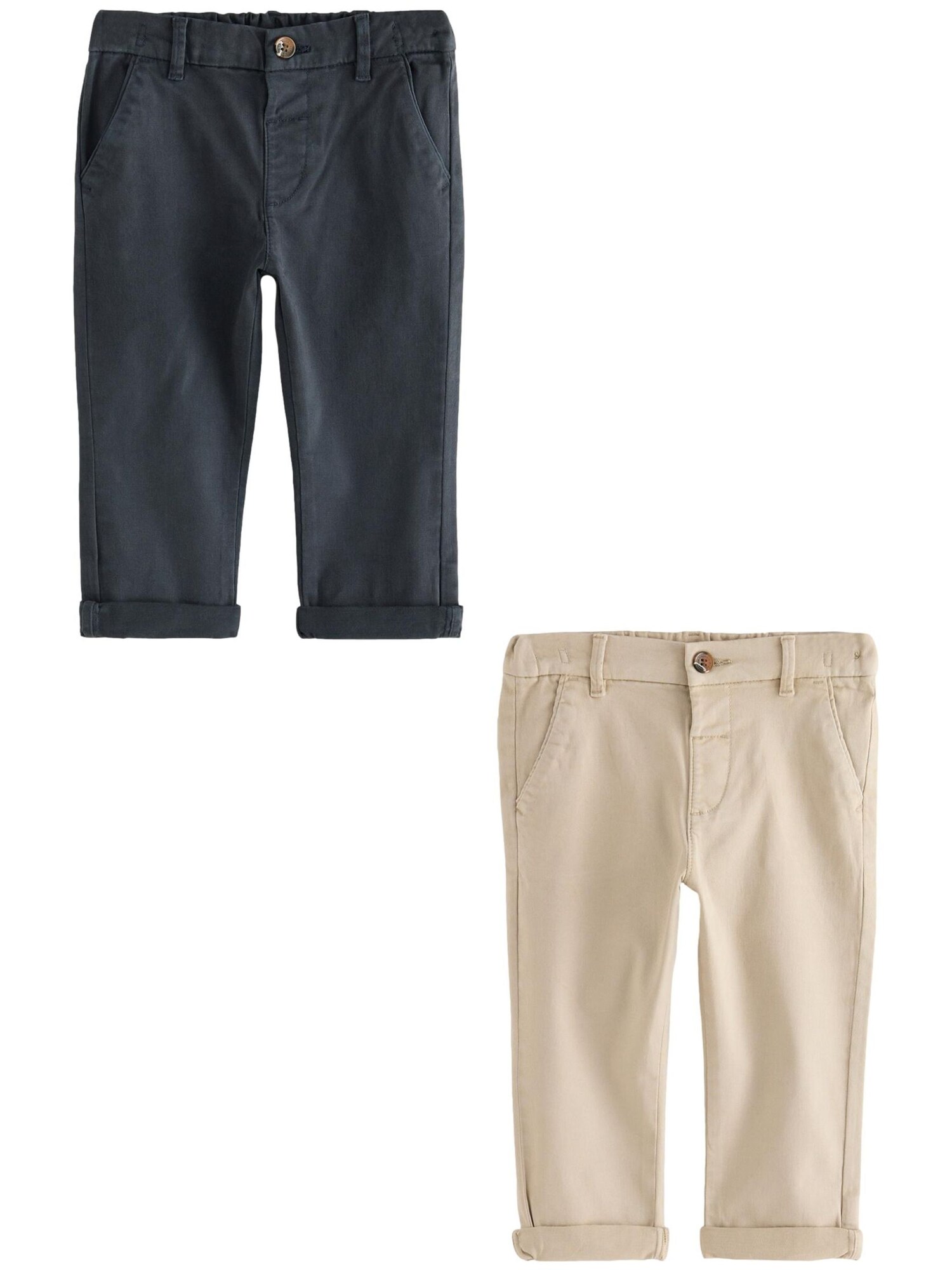 Next Pantaloni  bej / albastru / bleumarin