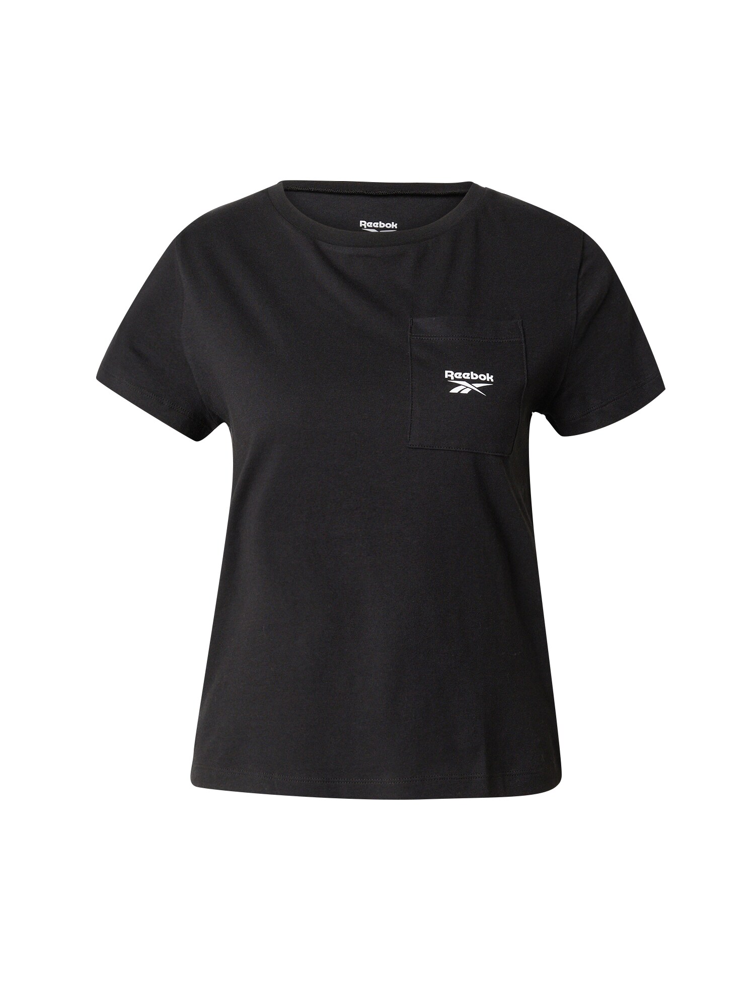 Reebok Funkčné tričko  čierna / biela