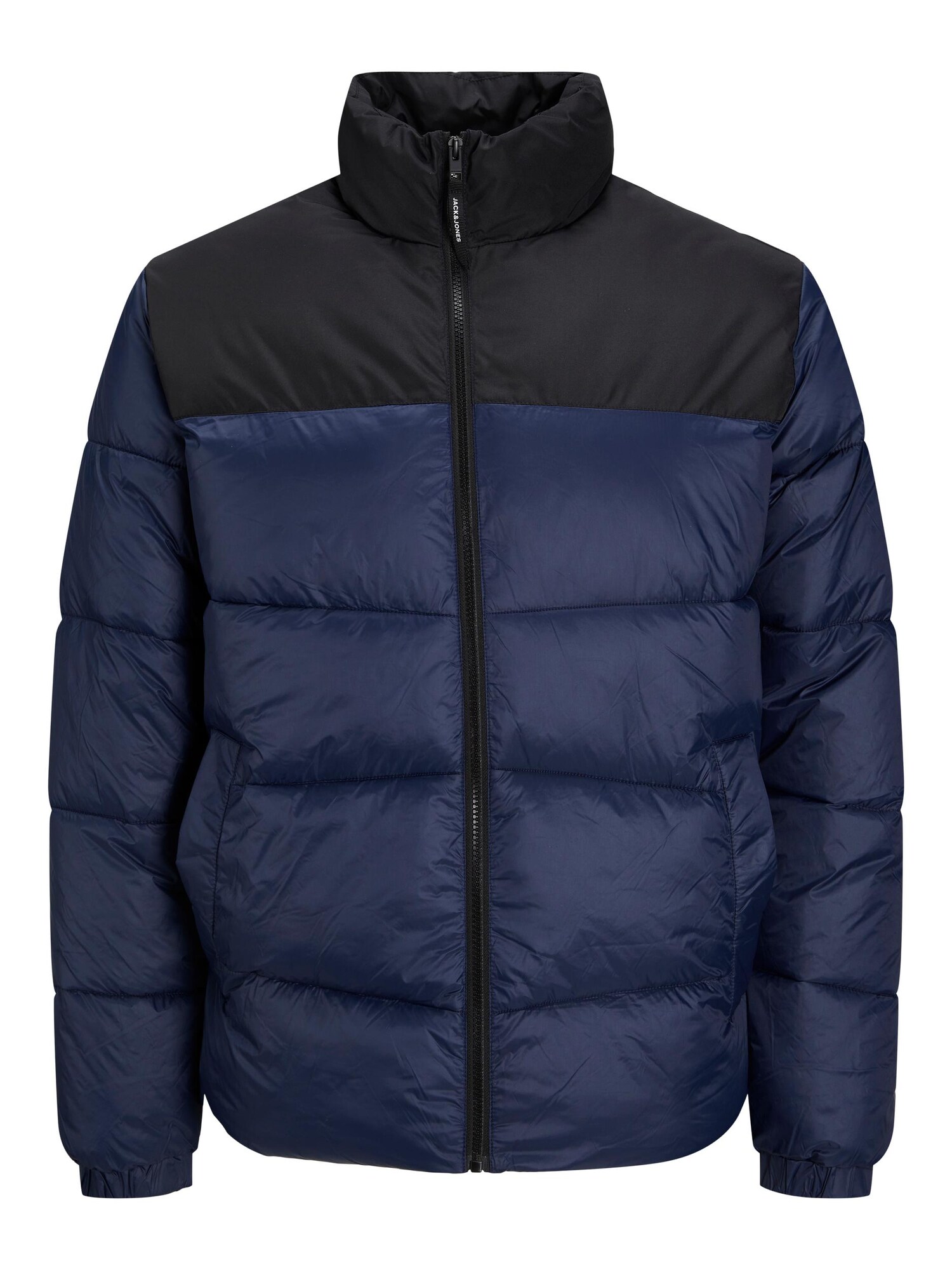 JACK & JONES Zimska jakna 'Chili'  mornarska / črna / bela
