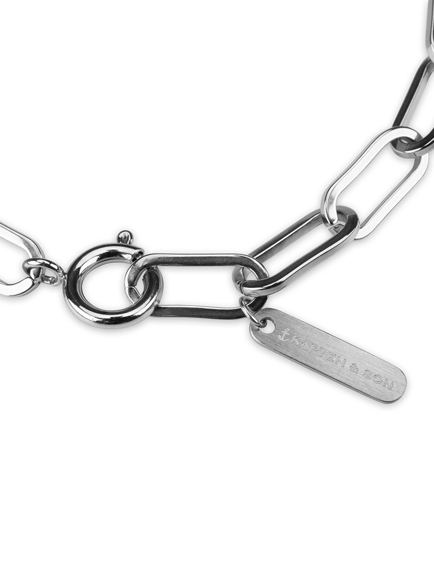 Kapten & Son Lánc 'Necklace Urban Bold Silver'  ezüst termék 2. képe