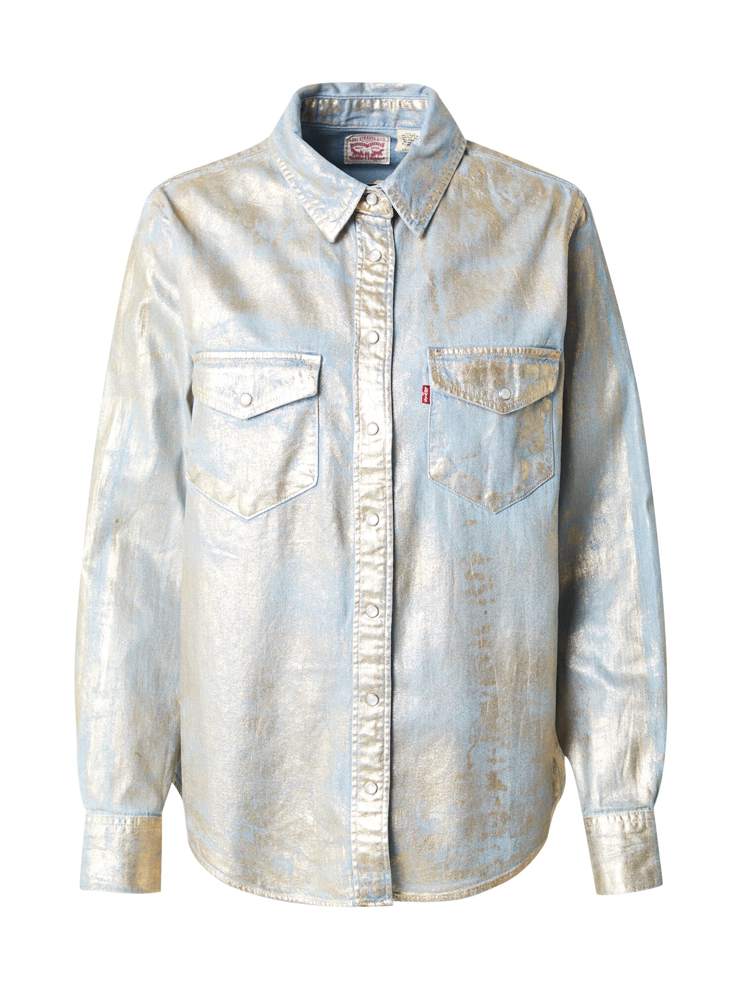 LEVI'S ® Blúzka 'Essential'  modrá denim / zlatá