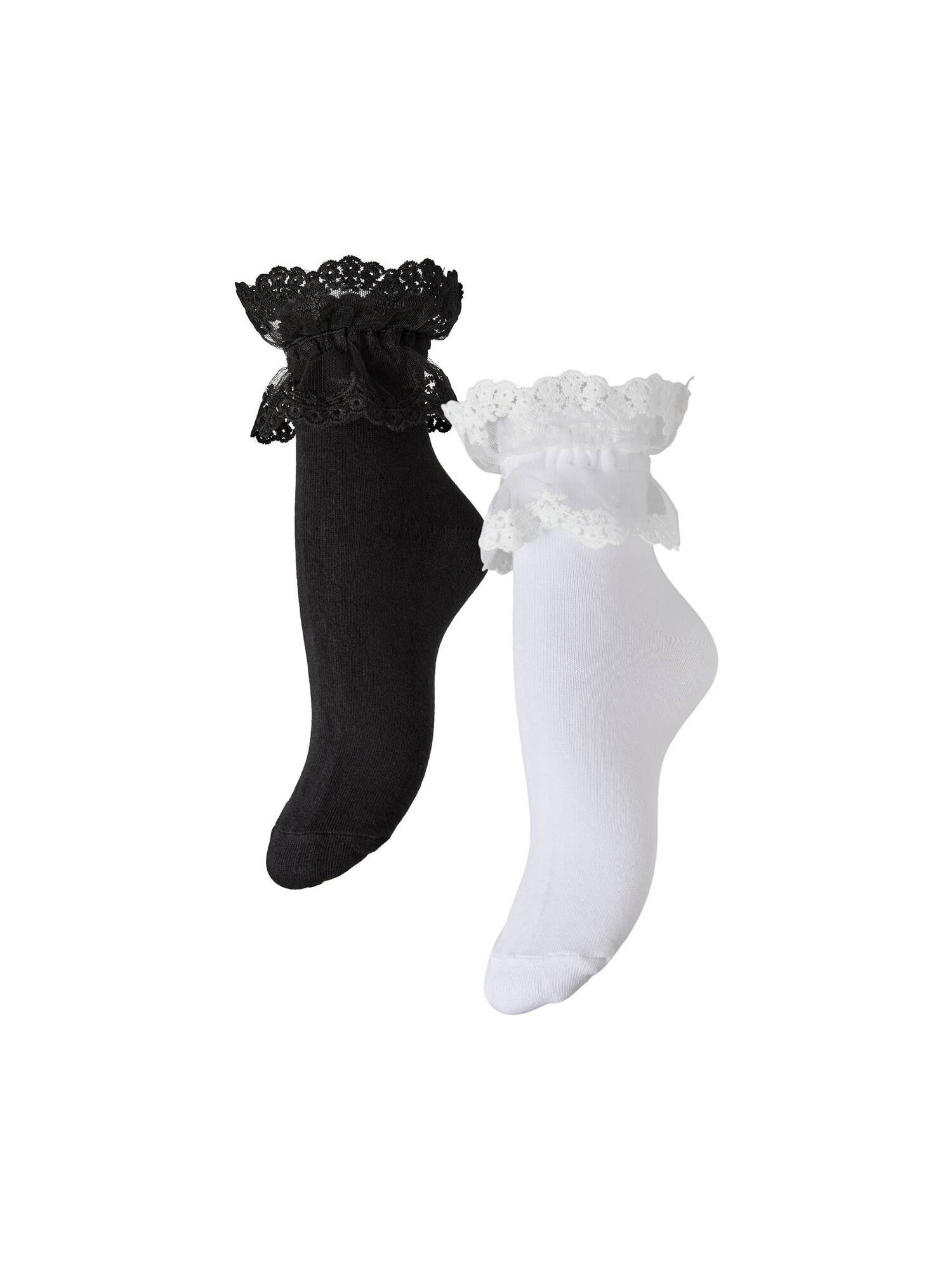 PIECES Calcetines 'PCJOLINE'  negro / blanco