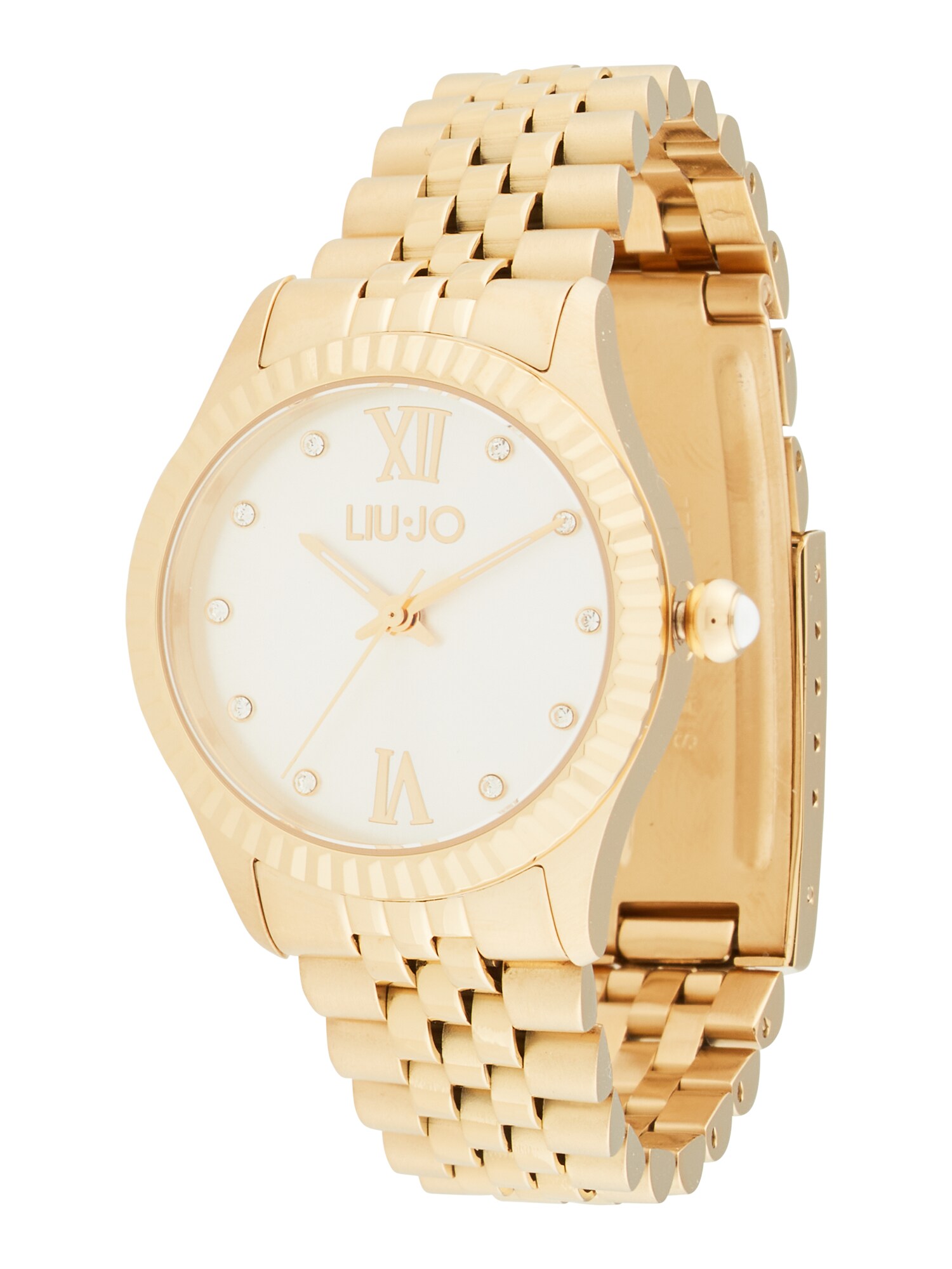 Liu Jo Ceas analogic Tiny  auriu / transparent / alb perlat