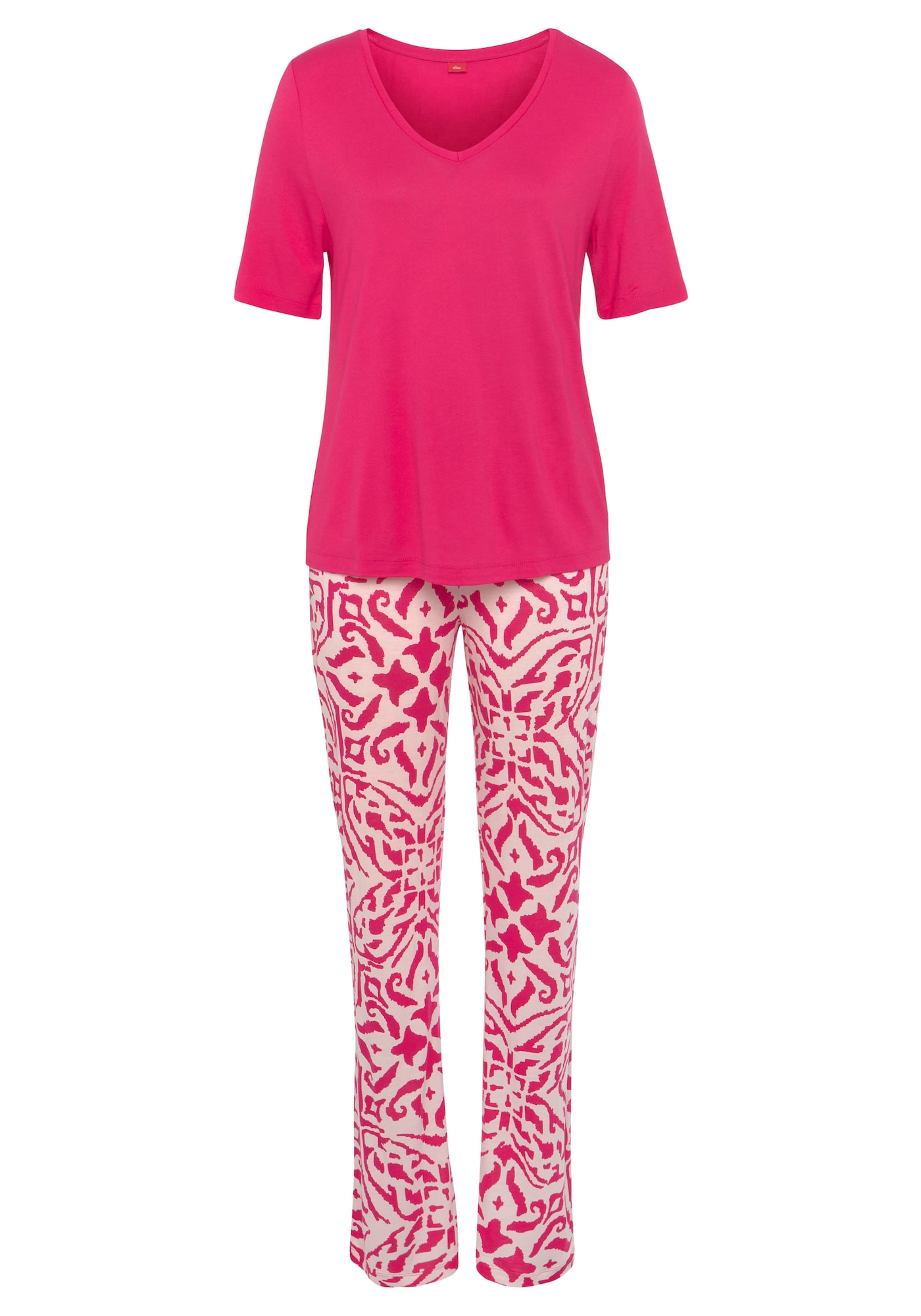 s.Oliver Pijama  roz / alb