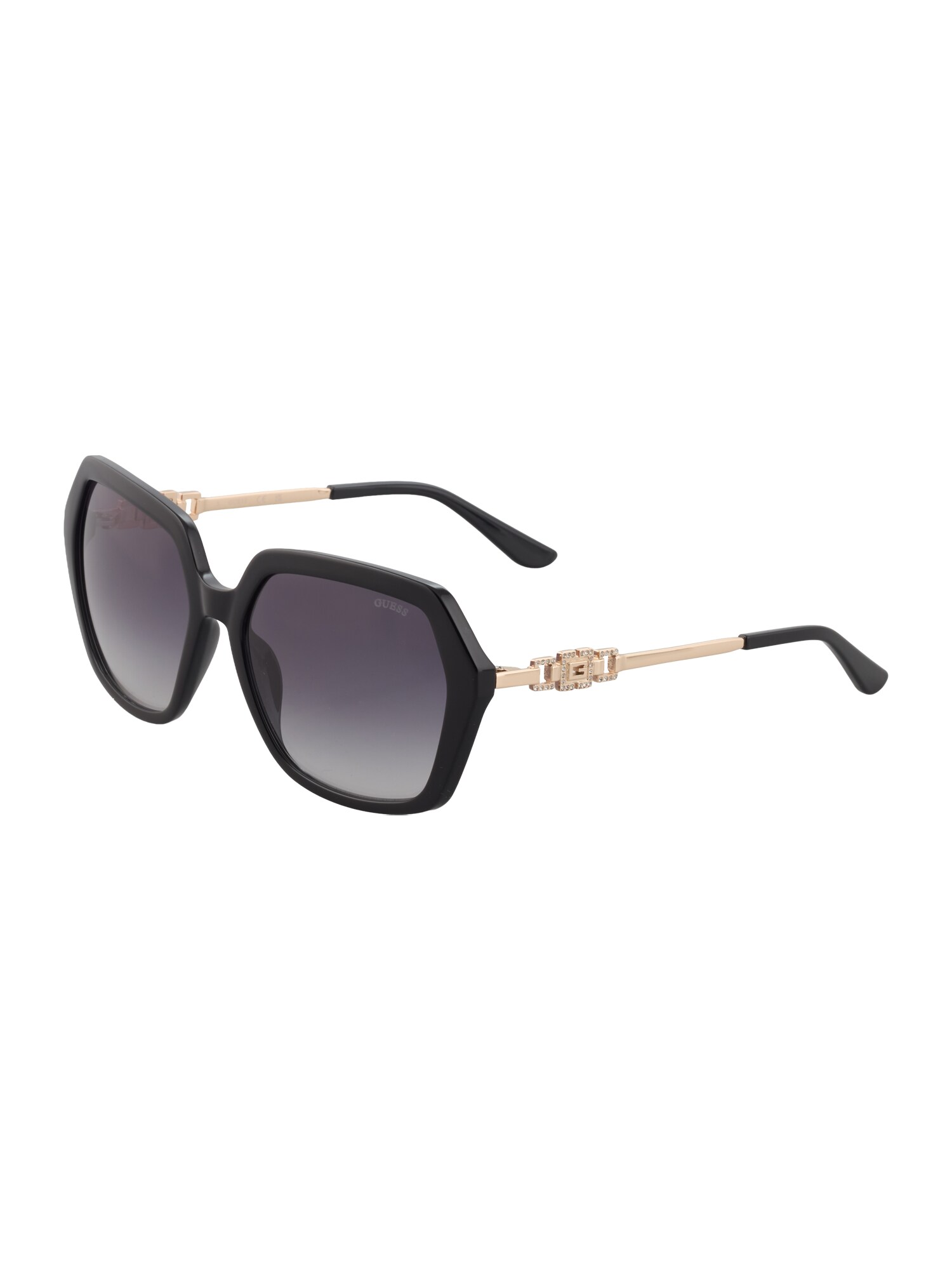 GUESS Ochelari de soare  auriu / negru