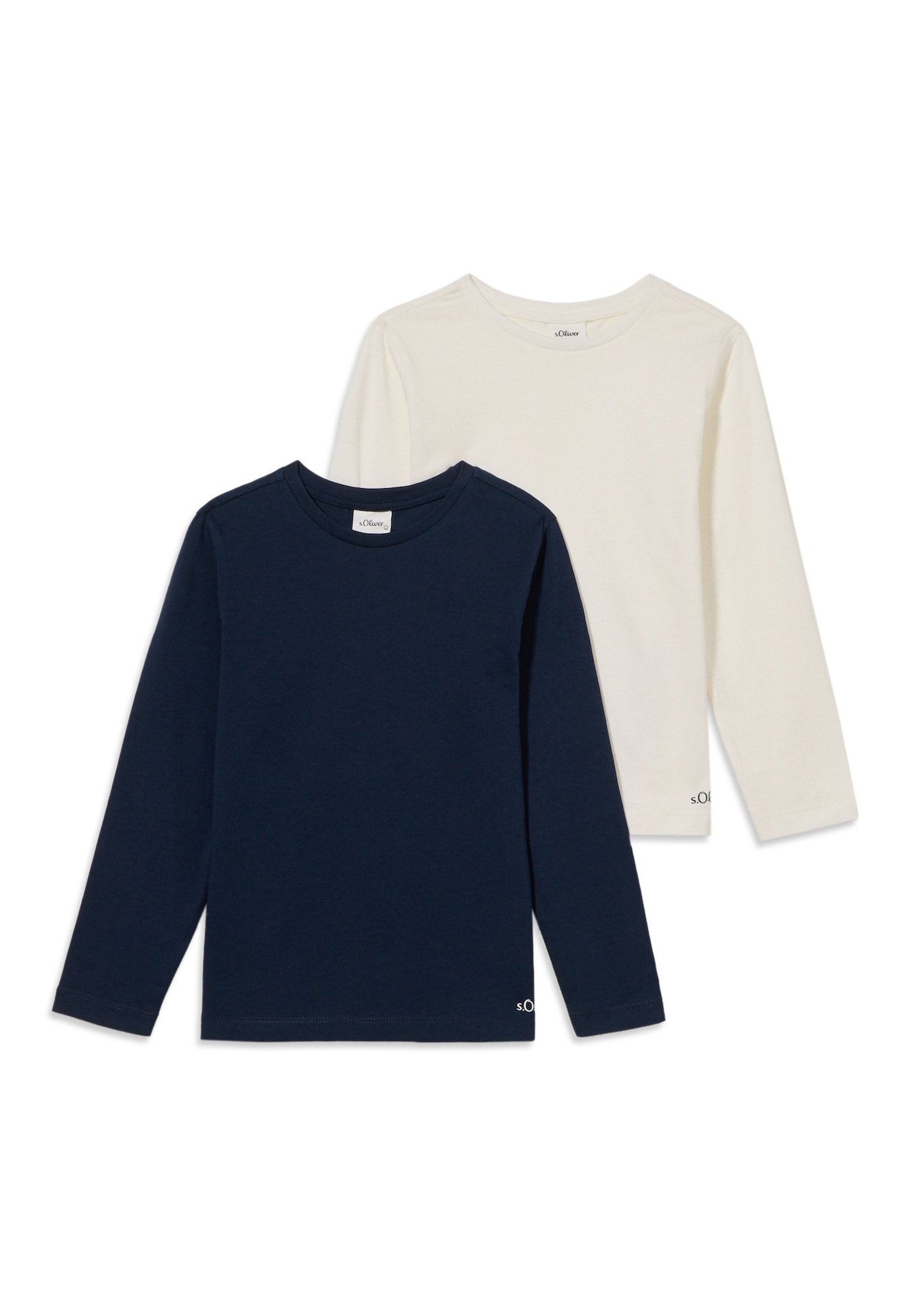 s.Oliver Tricou crem / bleumarin