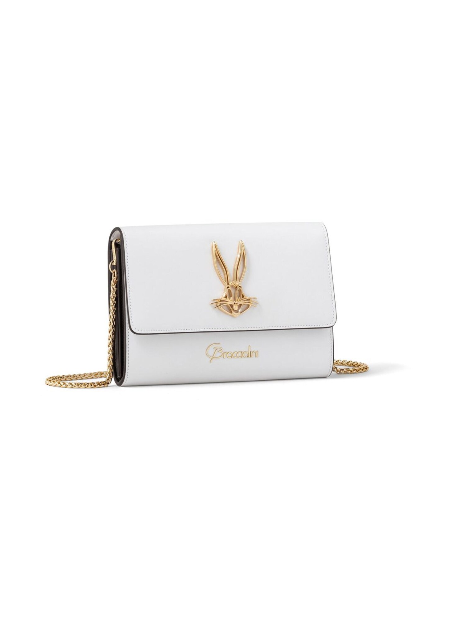 Braccialini Bolso de noche 'Lady Bugs Bunny'  blanco