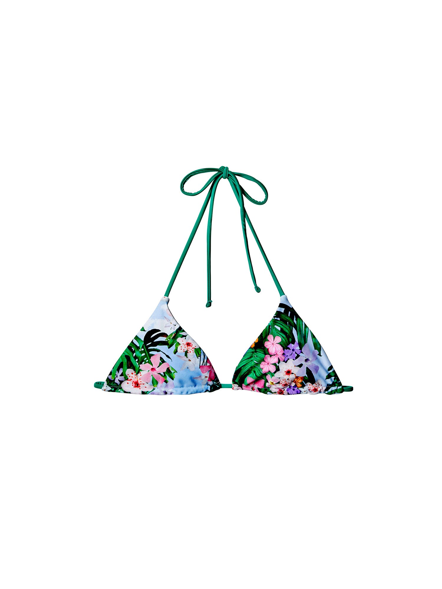 Desigual Bikinový top 'Berenice'  svetlomodrá / zelená / fialová / ružová